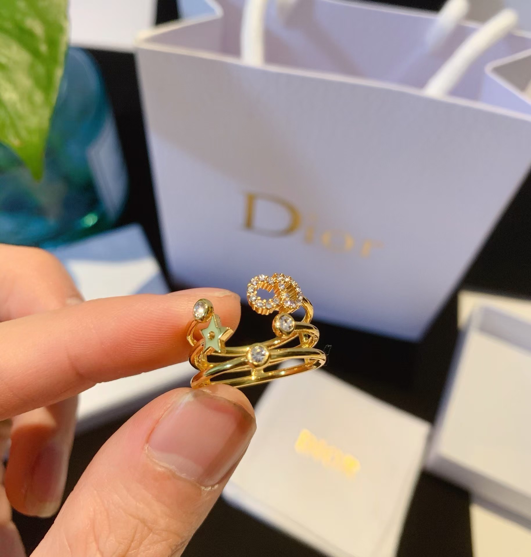 Dior CD Three Layers Ring - Original Replica Club
