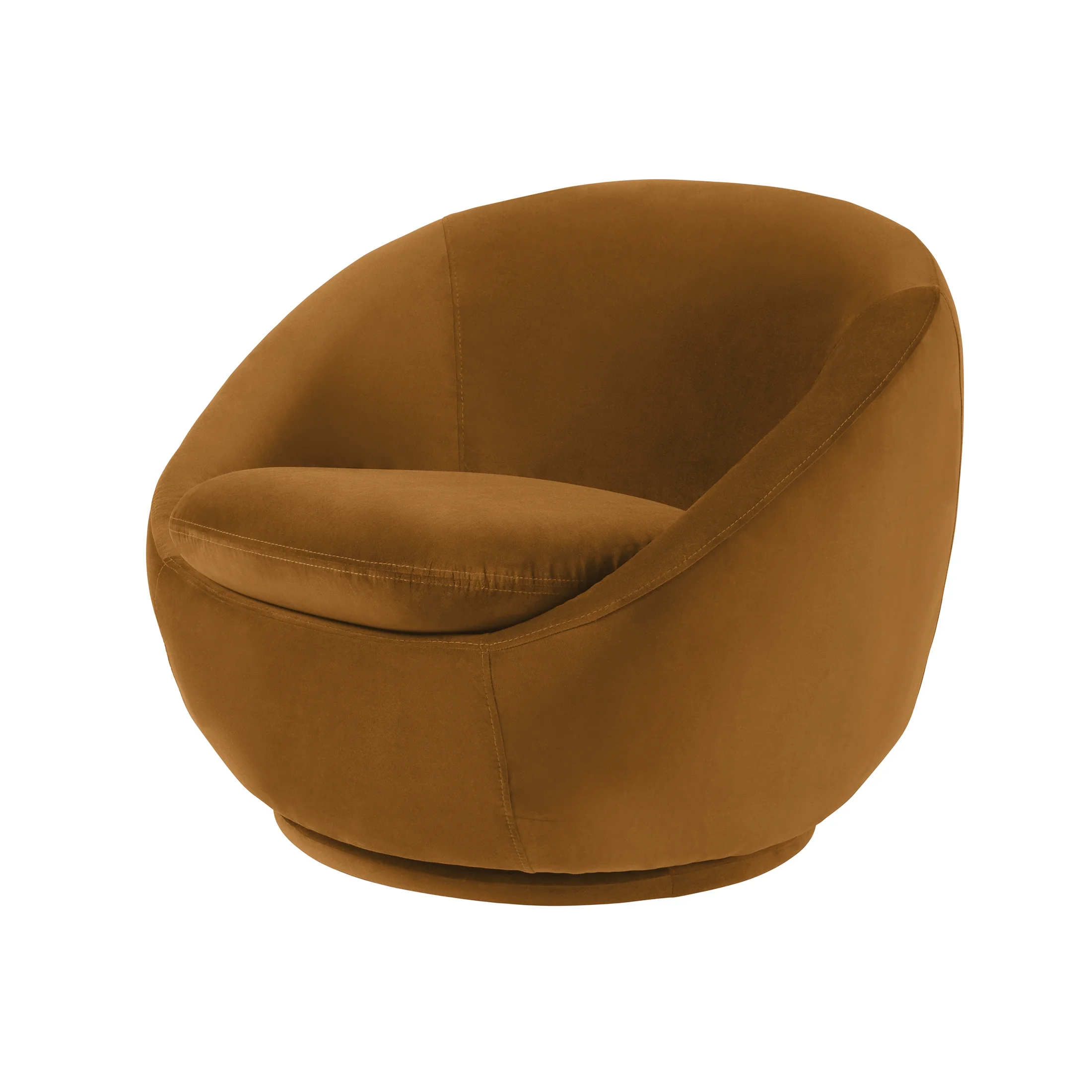 Better Homes & Gardens Mira Swivel Accent Chair, Cream Shearling - Image 48