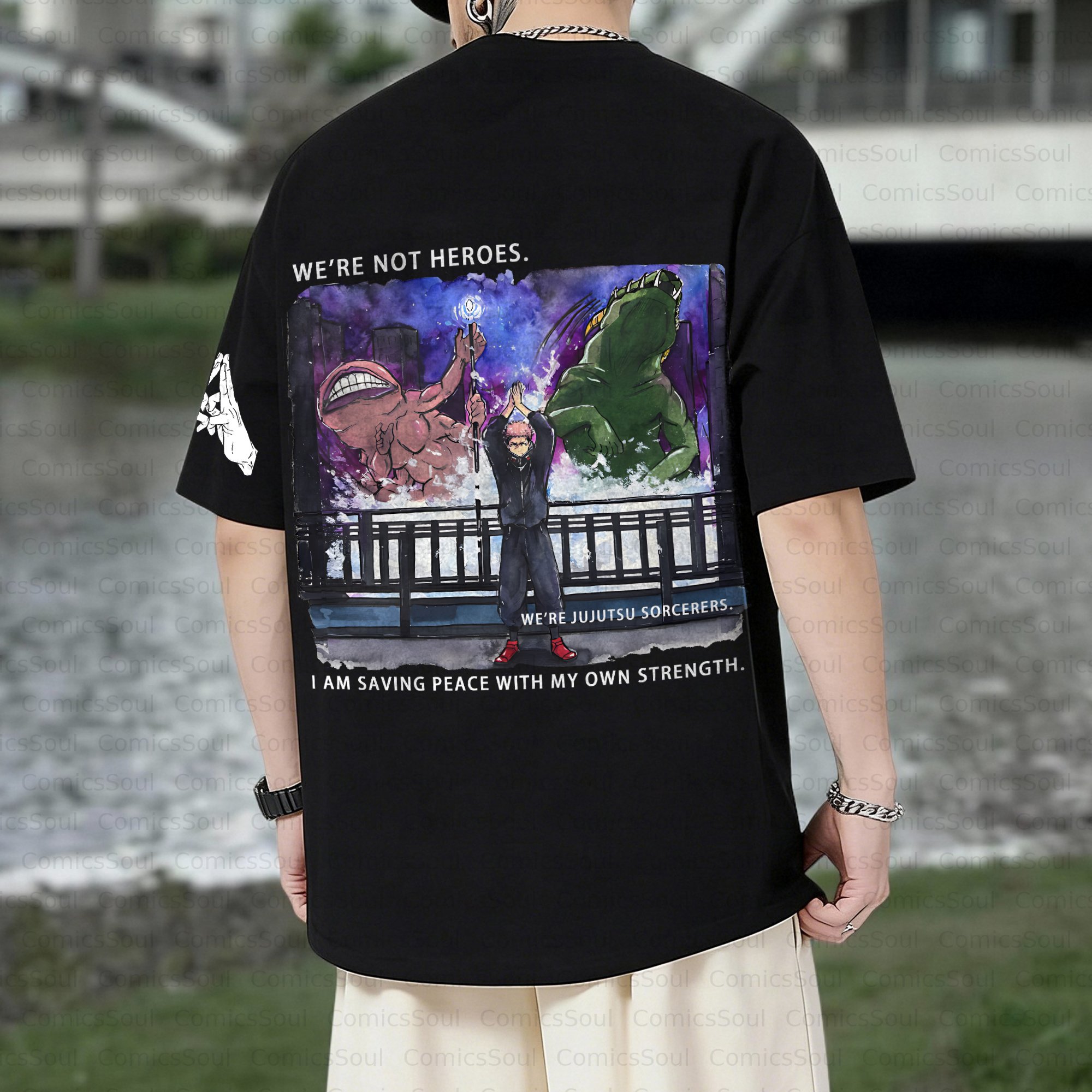 Unisex Anime Inspired Vintage T-Shirt