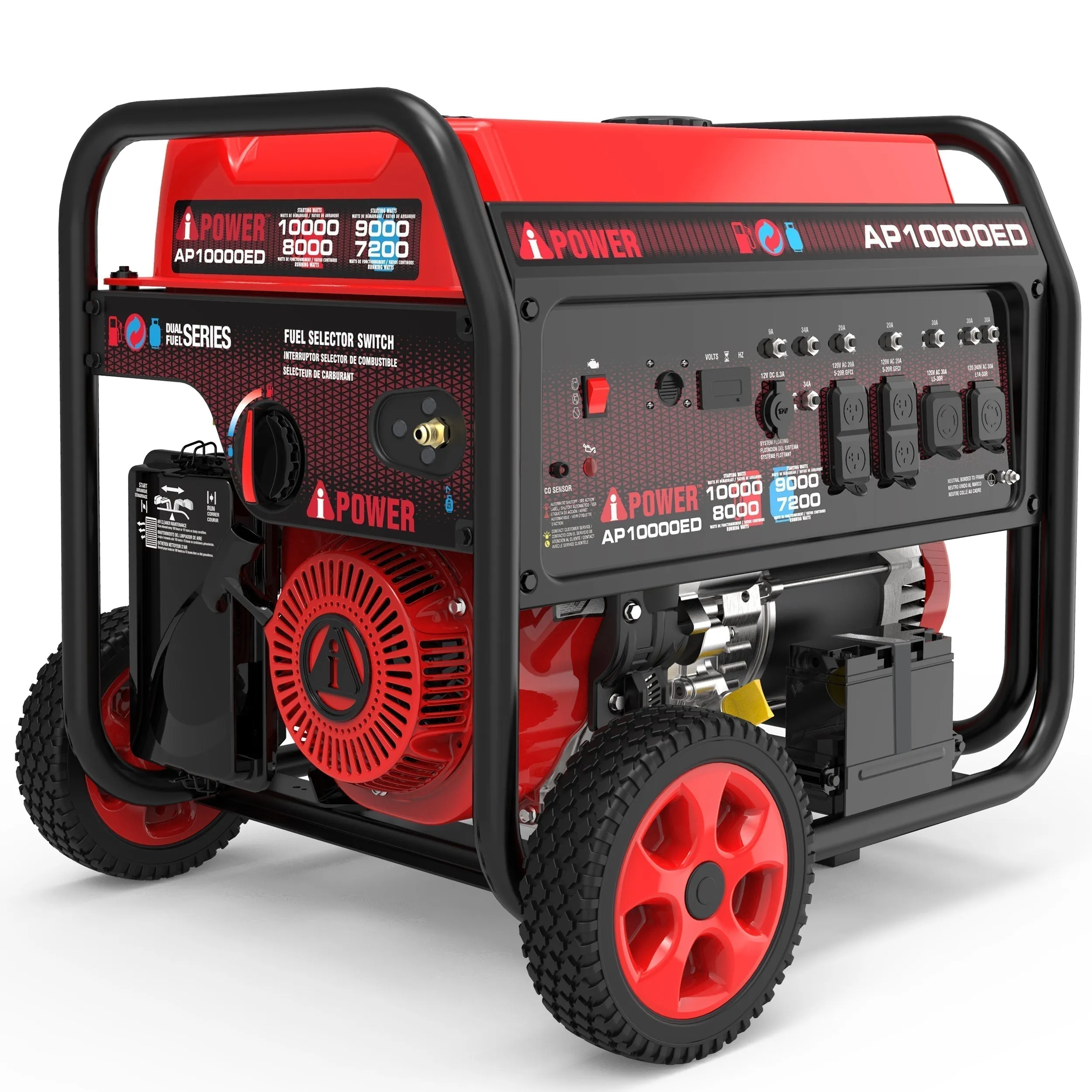 AP10000ED – A-iPower Dual Fuel Generator