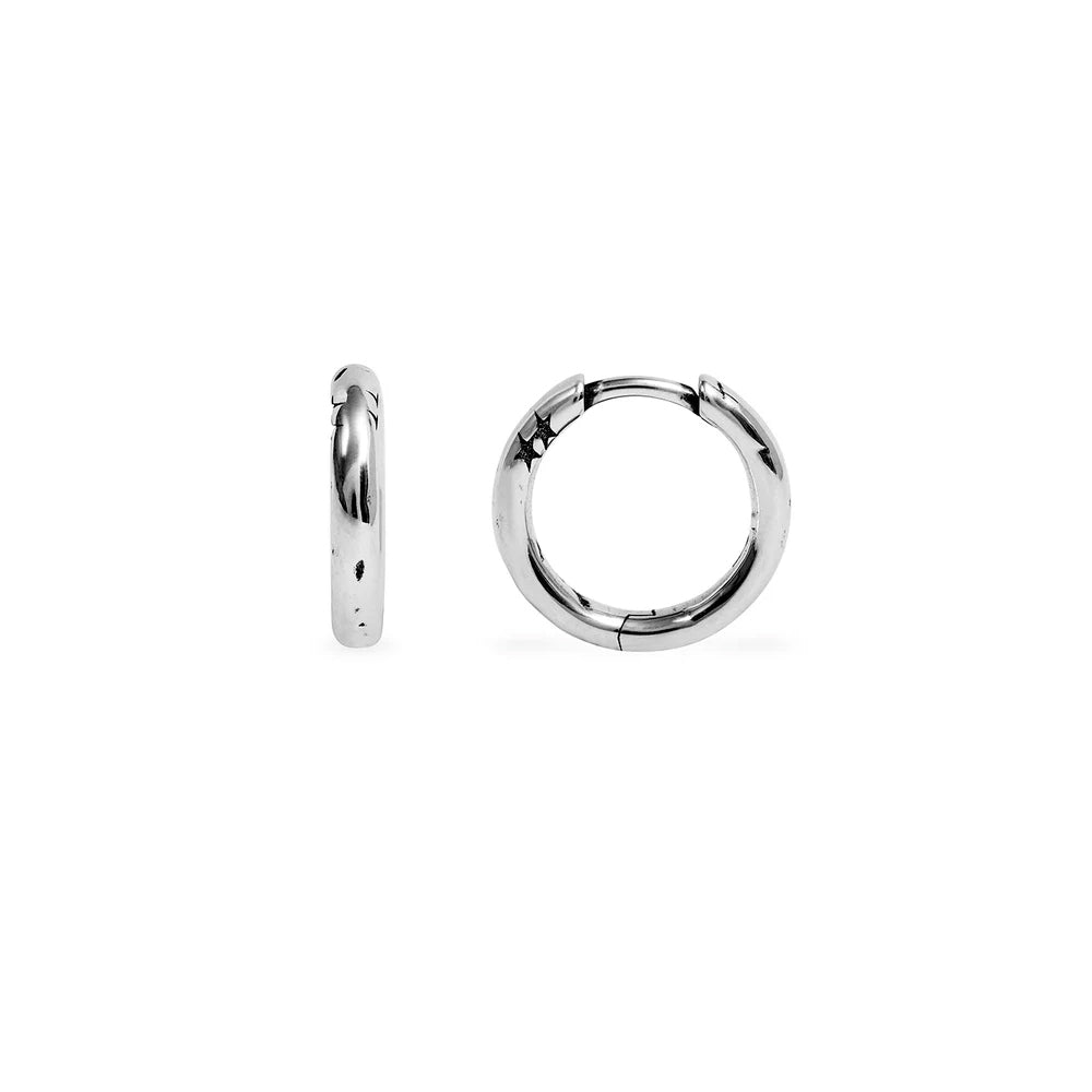TWOJEYS - Boucles d'oreilles Slim Hoops - Argent