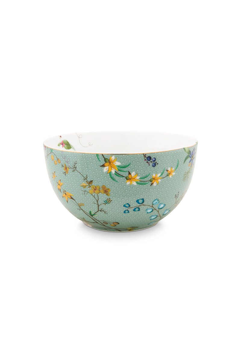 Bowl Jolie Flowers Blue 12cm