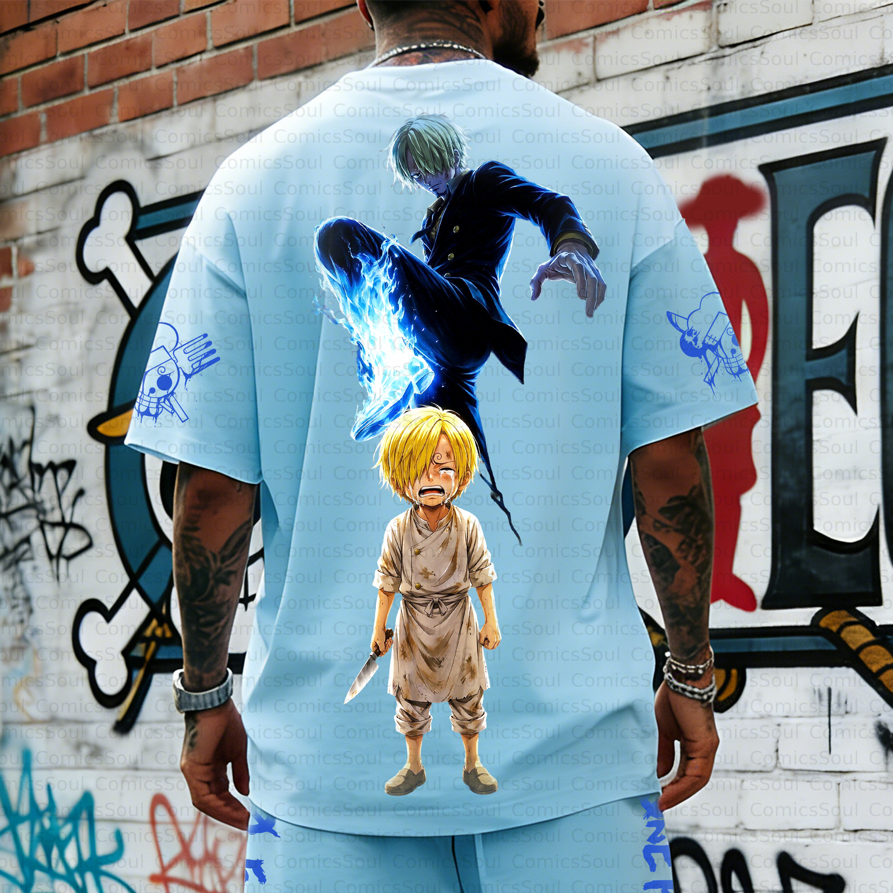 Unisex Anime Inspired Vintage T-Shirt