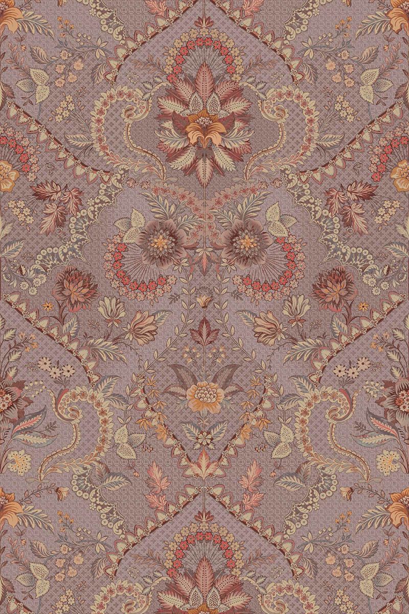 Pip Studio Saluti Vinyl Wallpaper Mauve