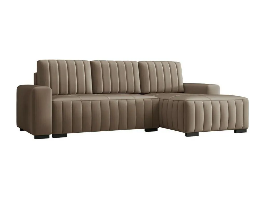 Sofá rinconero Alkifurniturees 154 De color marrón claro Función de descanso 240x140x85cm STDG94916