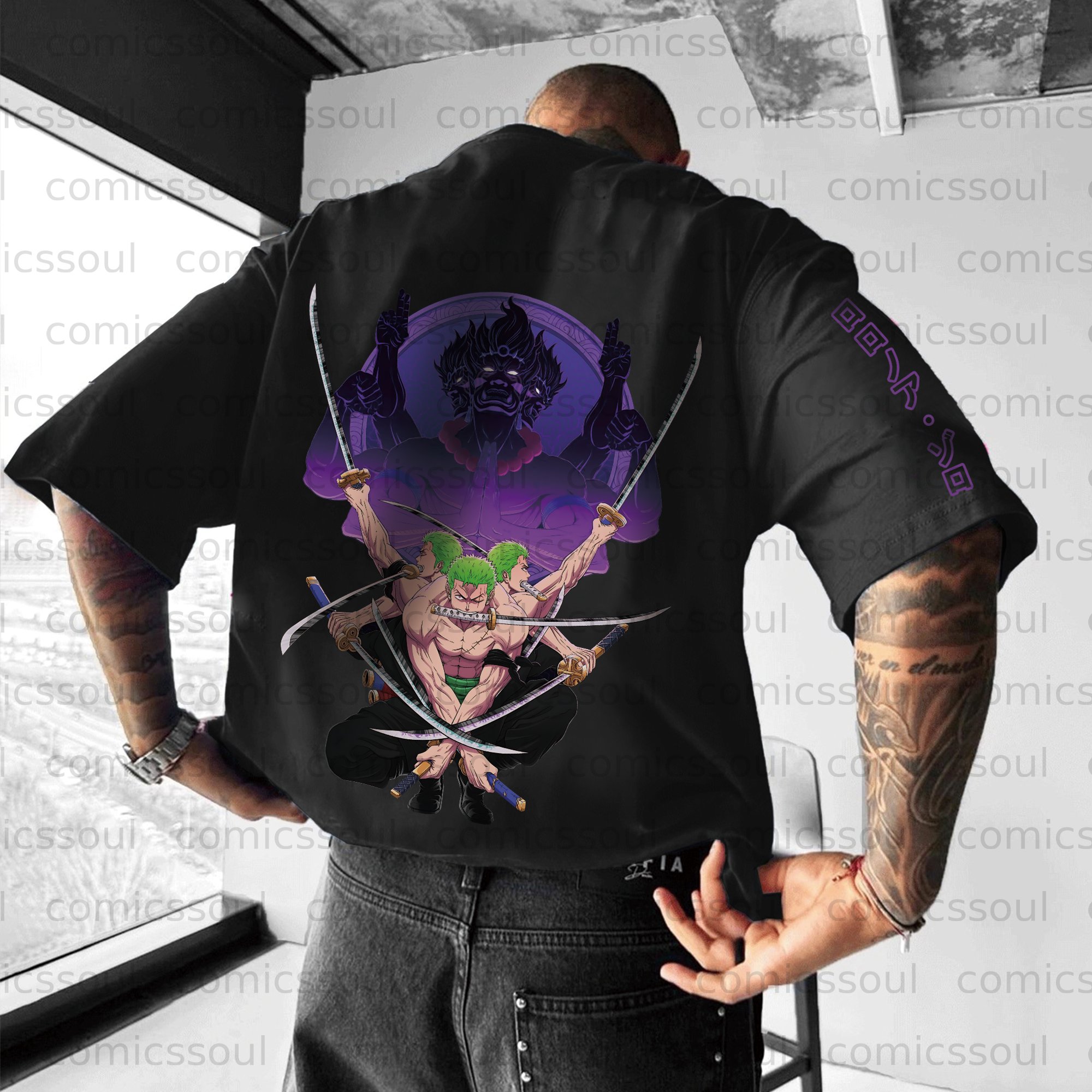 Unisex Anime Inspired Vintage T-Shirt