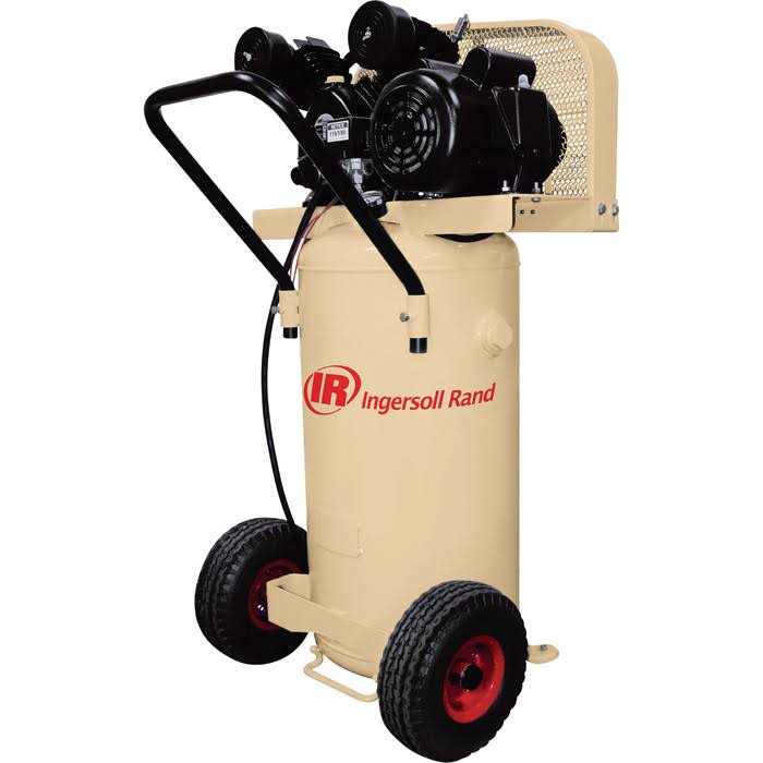 Ingersoll Rand 20-Gallon 2-HP Air Compressor with Vertical Tank, Beige(20 gal)