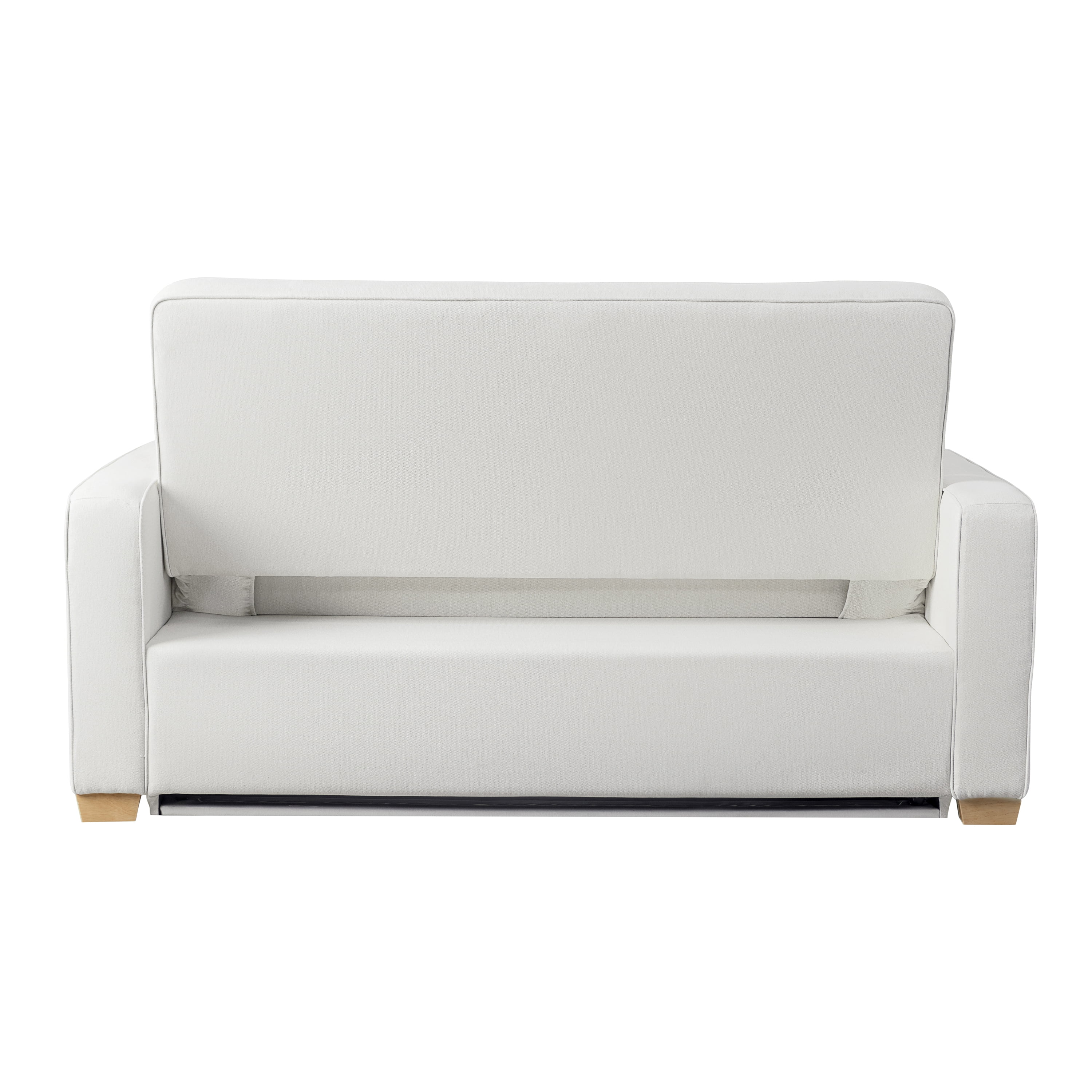 Serta Dream Convertibles Monroe Modern Polyester Convertible Queen Sofa Bed with Pillows Grey - Image 30