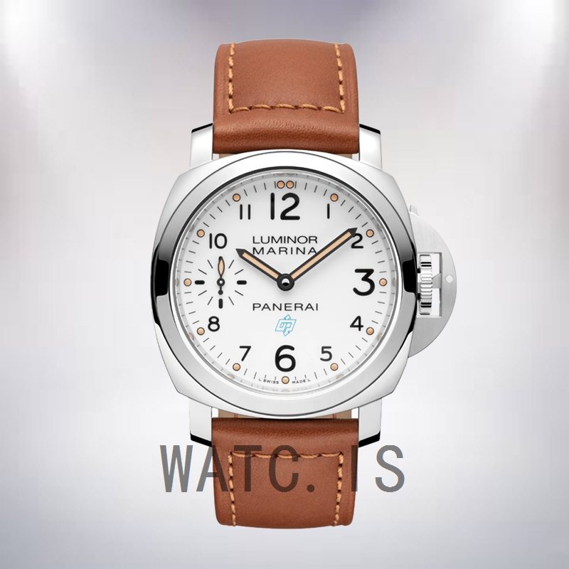 Panerai Luminor Marina Men's 44mm PAM00778 Silver-tone White Dial