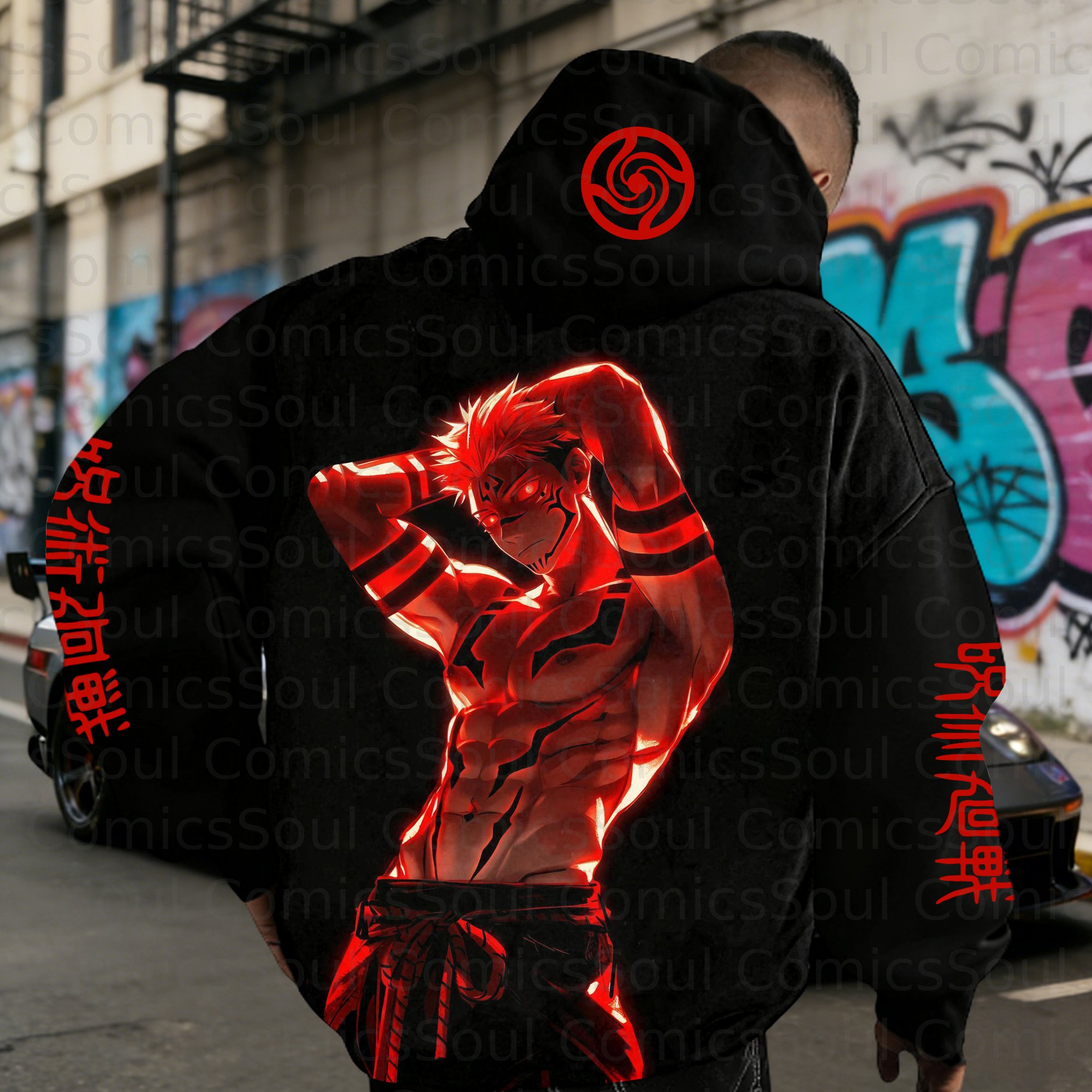 Unisex Graphic Streetwear Vintage Plush  Hoodie