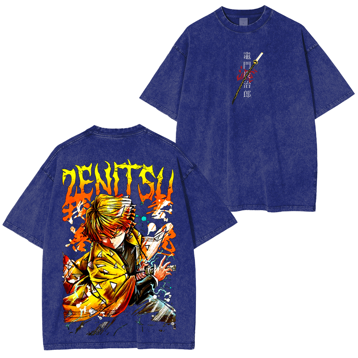 Unisex Anime Inspired Vintage Washed T-Shirt丨Comicssoul TeeThreads Sustain the Scene with Custom Apparel