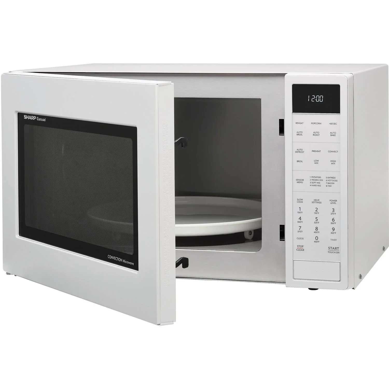 Sharp 1.5 Cu. Ft. 900W Convection Microwave Oven, Stainless Steel