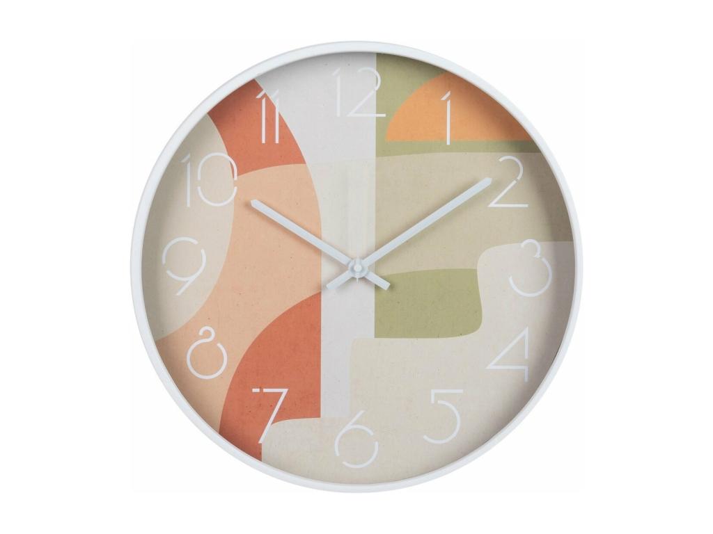 Reloj Pared Metal Blanco 40x4,5x40 Cm