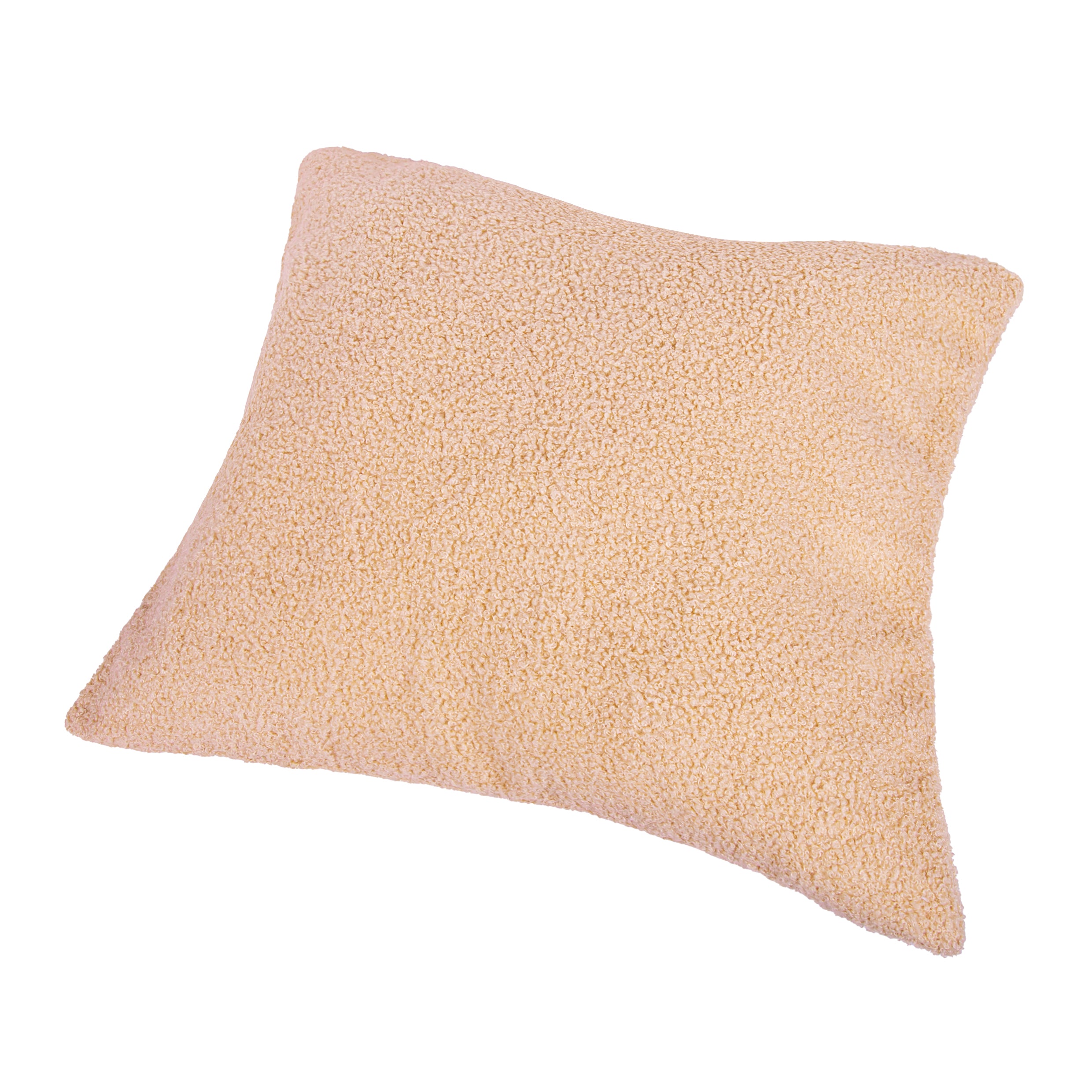 QUVIO Sierkussenhoes teddy - 45x45cm - Bruin