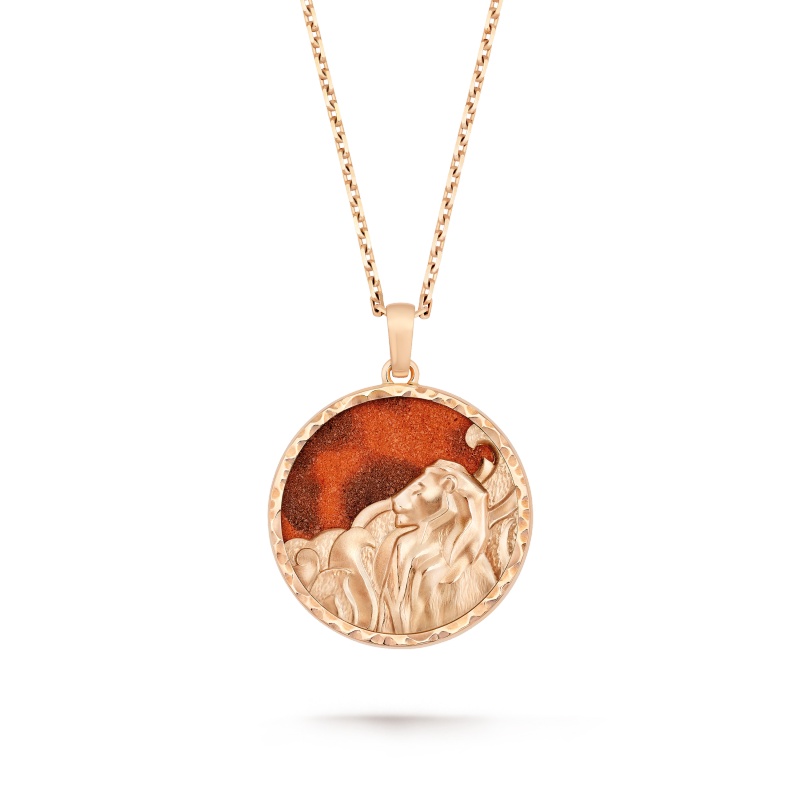 Replicate Zodiaque long necklace Leonis (Leo)(1:1 replica) - Original Replica Club