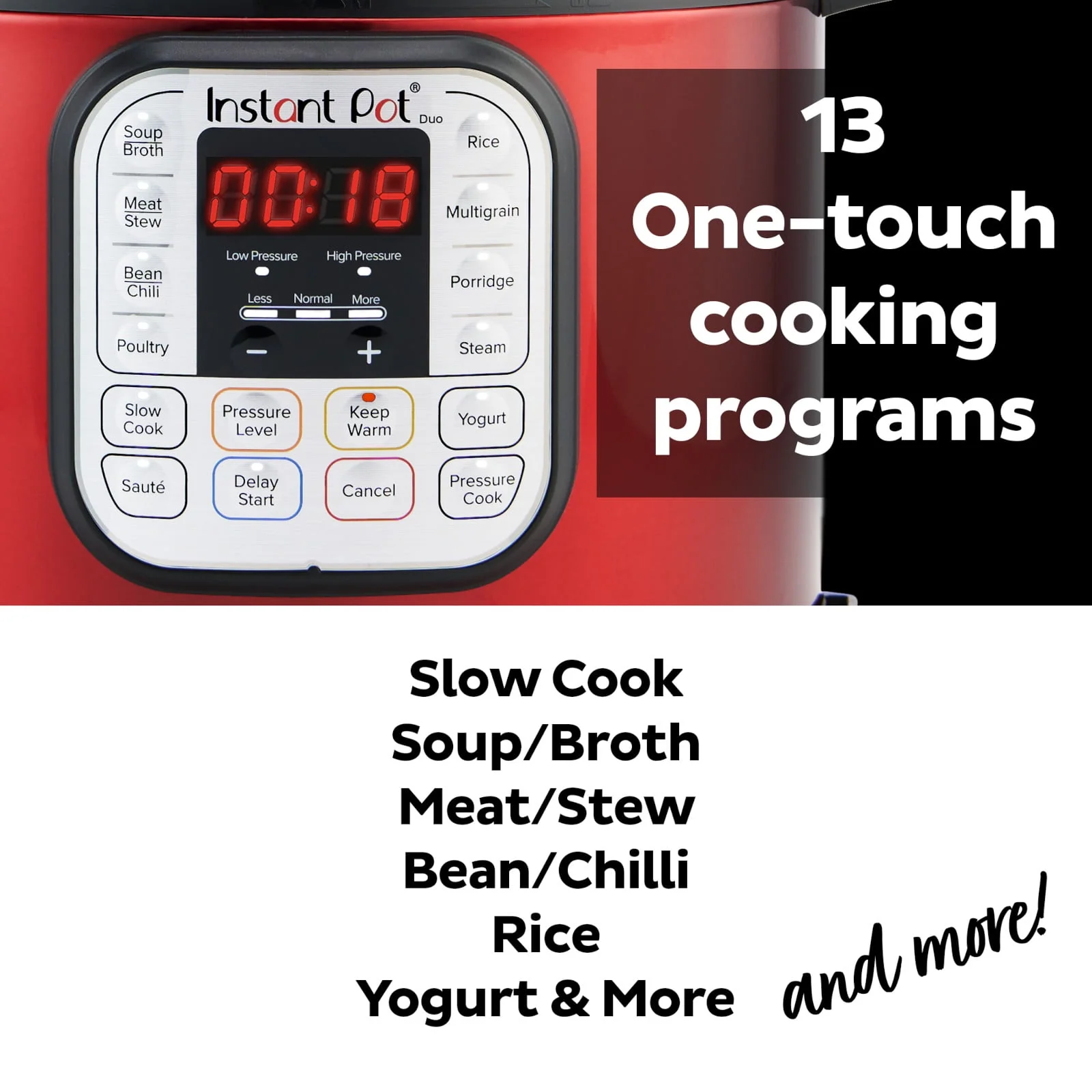 Instant Pot Duo-?6 Quart Multi-Cooker, Red Stainless Steel - Image 5