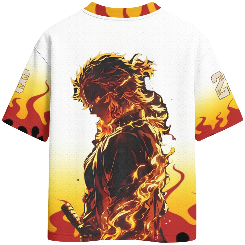 Demon Slayer Crew Neck Football Jersey