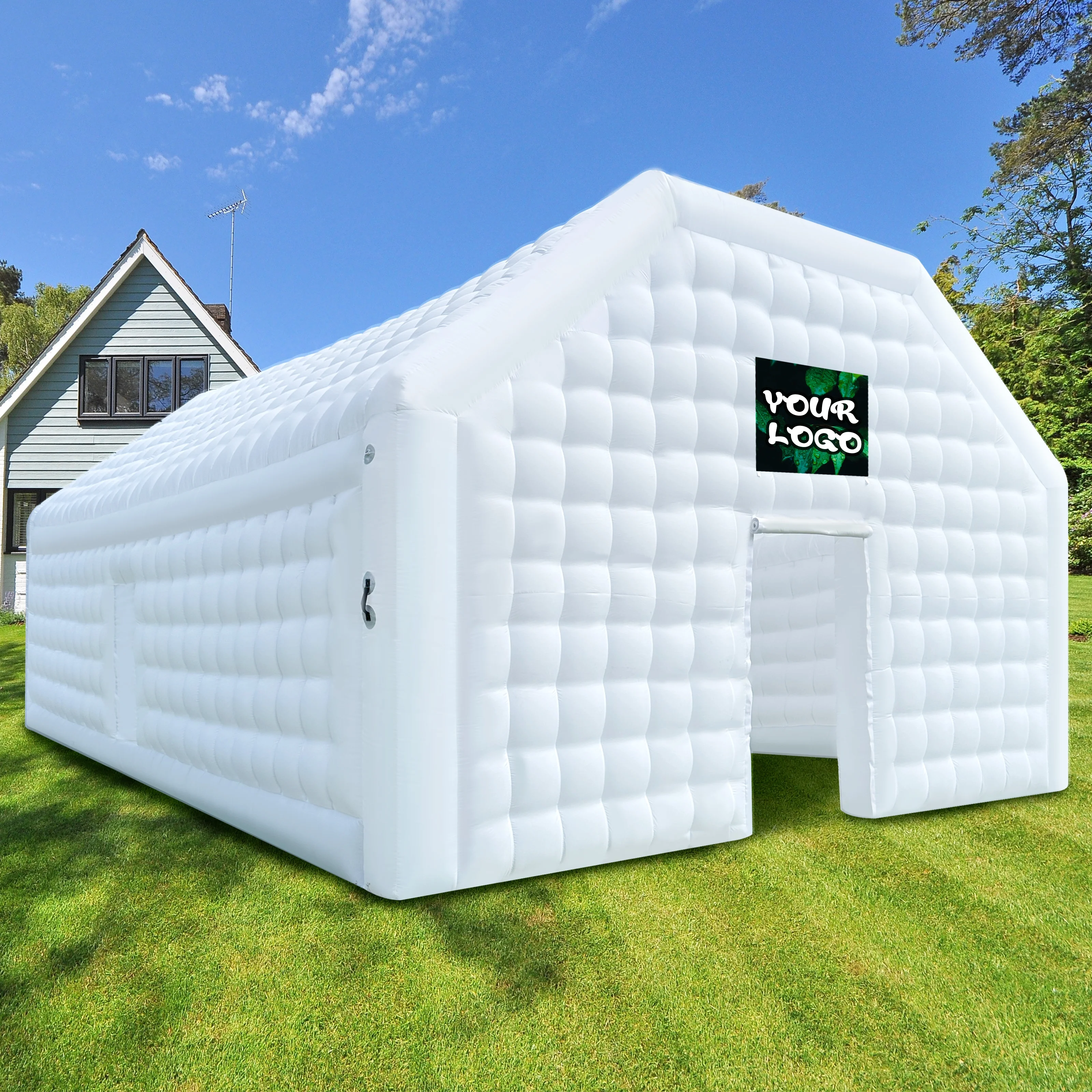 WARSUN 60 Person Large inflatable Party Tent with Disco Cube - Image 22