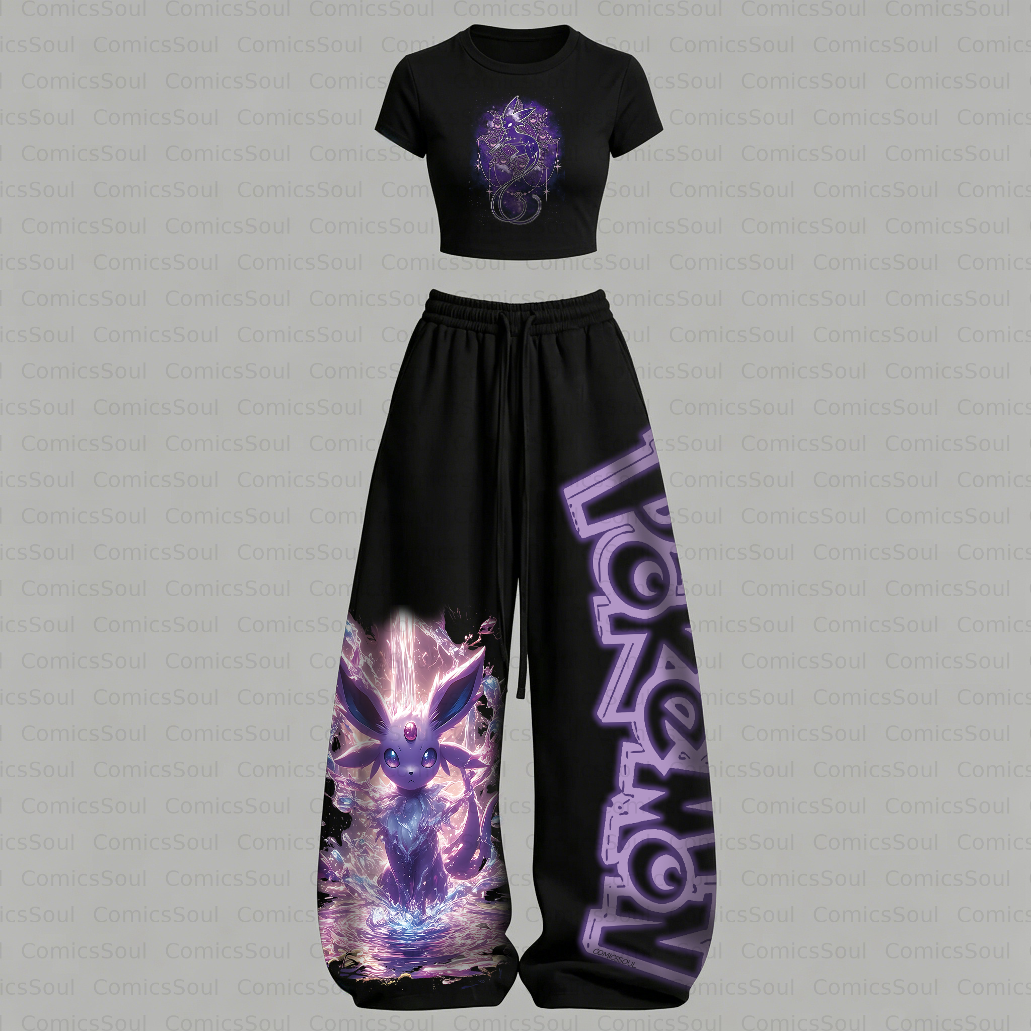 Pokémon T-Shirt  & Elasticated Trousers Two-Piece Set