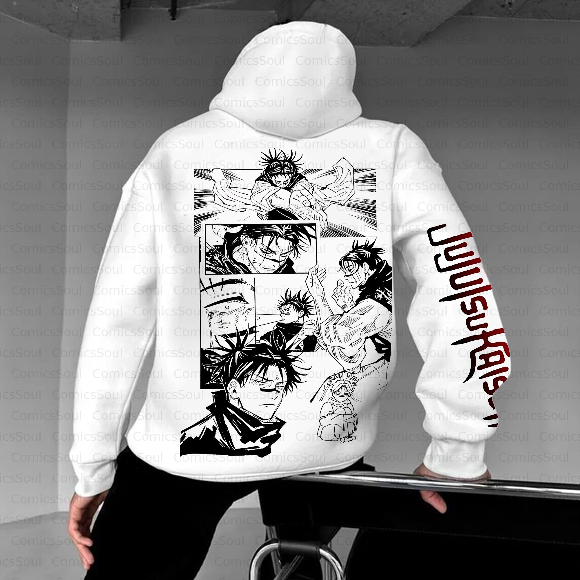Unisex Anime Inspired Vintage Plush Hoodie