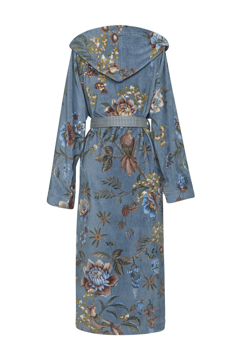 Pip Studio Secret Garden Badjas - Blauw - L