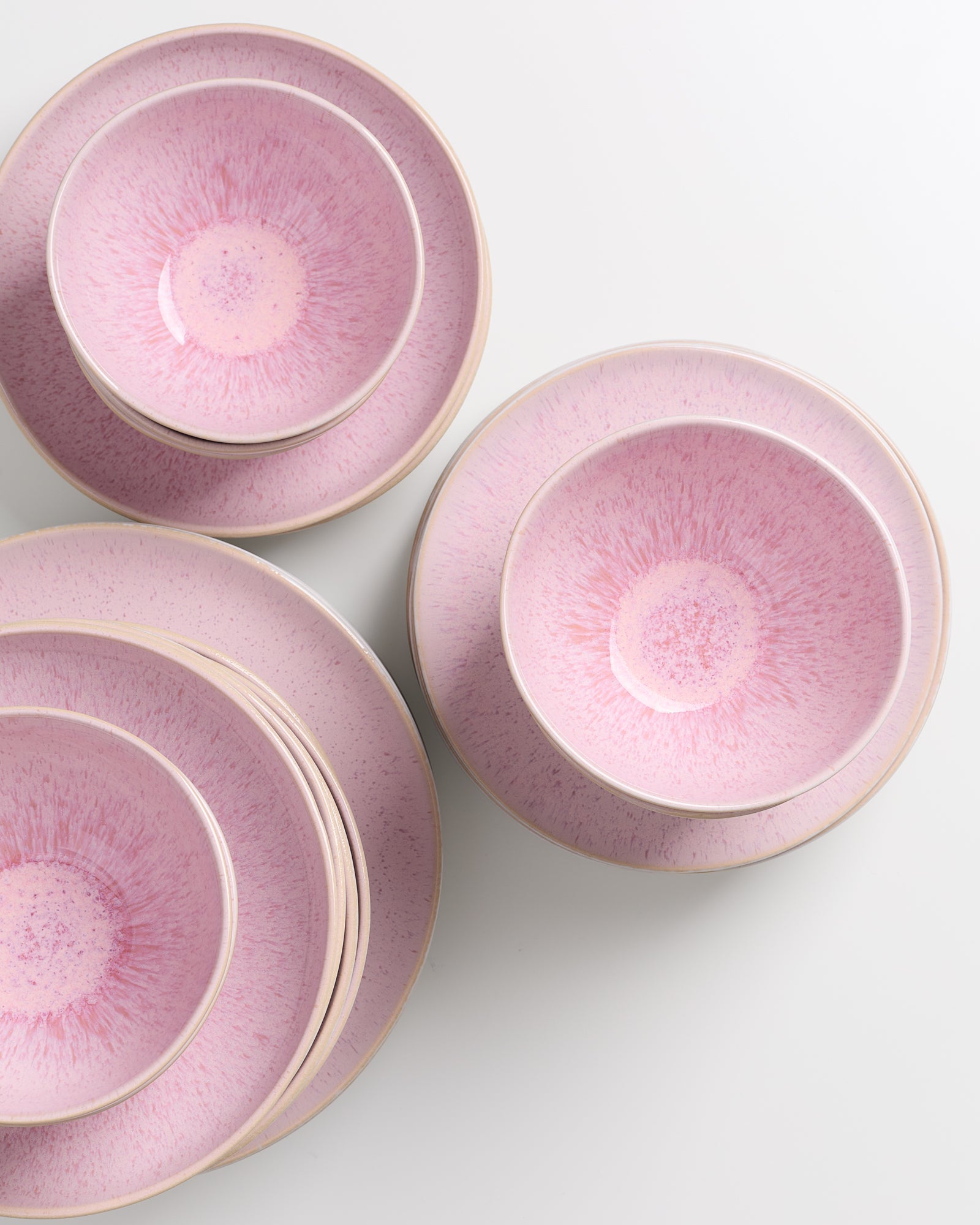 Areia Geschirr-Set classic rosé 40-teilig