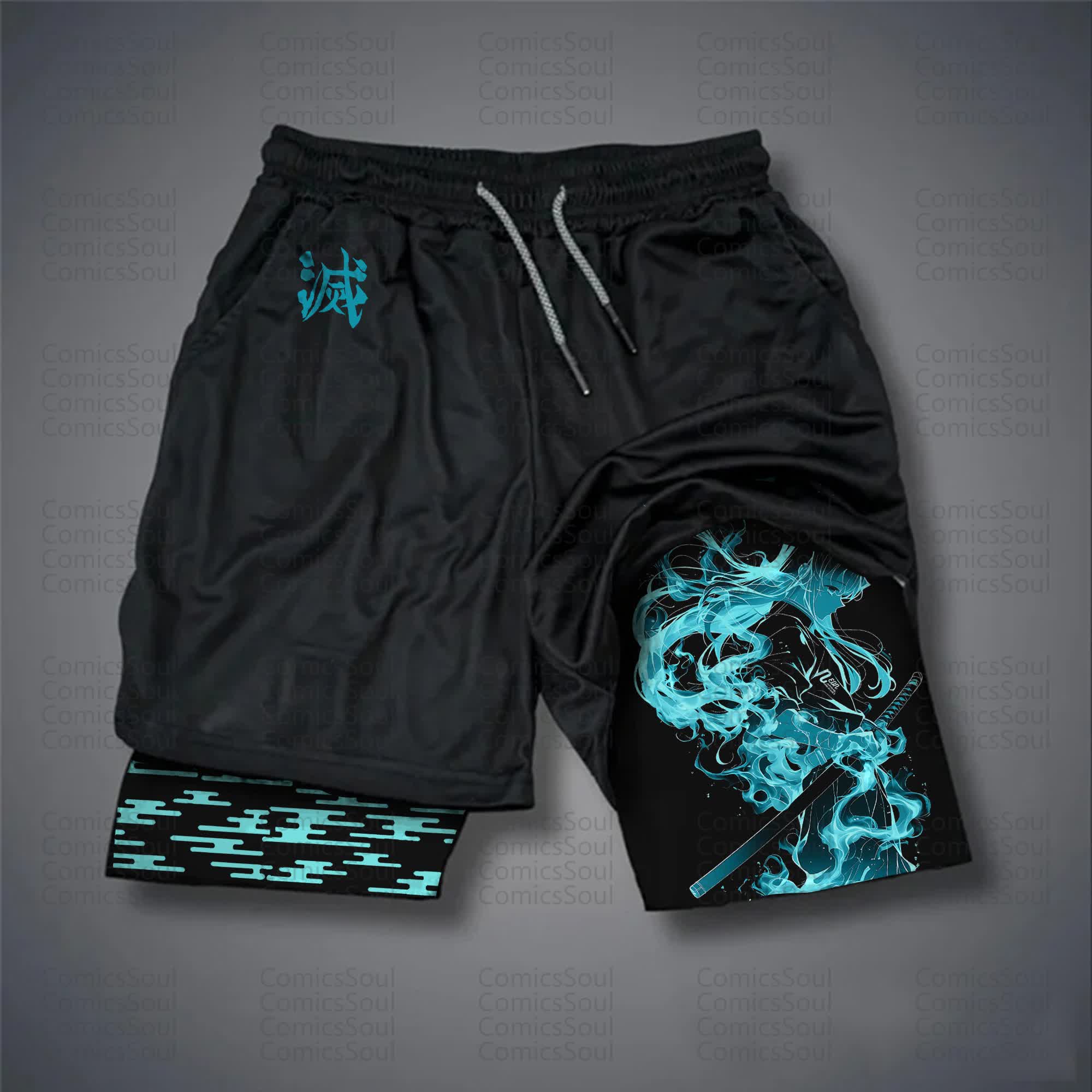 Unisex Casual Anime Streetwear Shorts 丨Comicssoul
