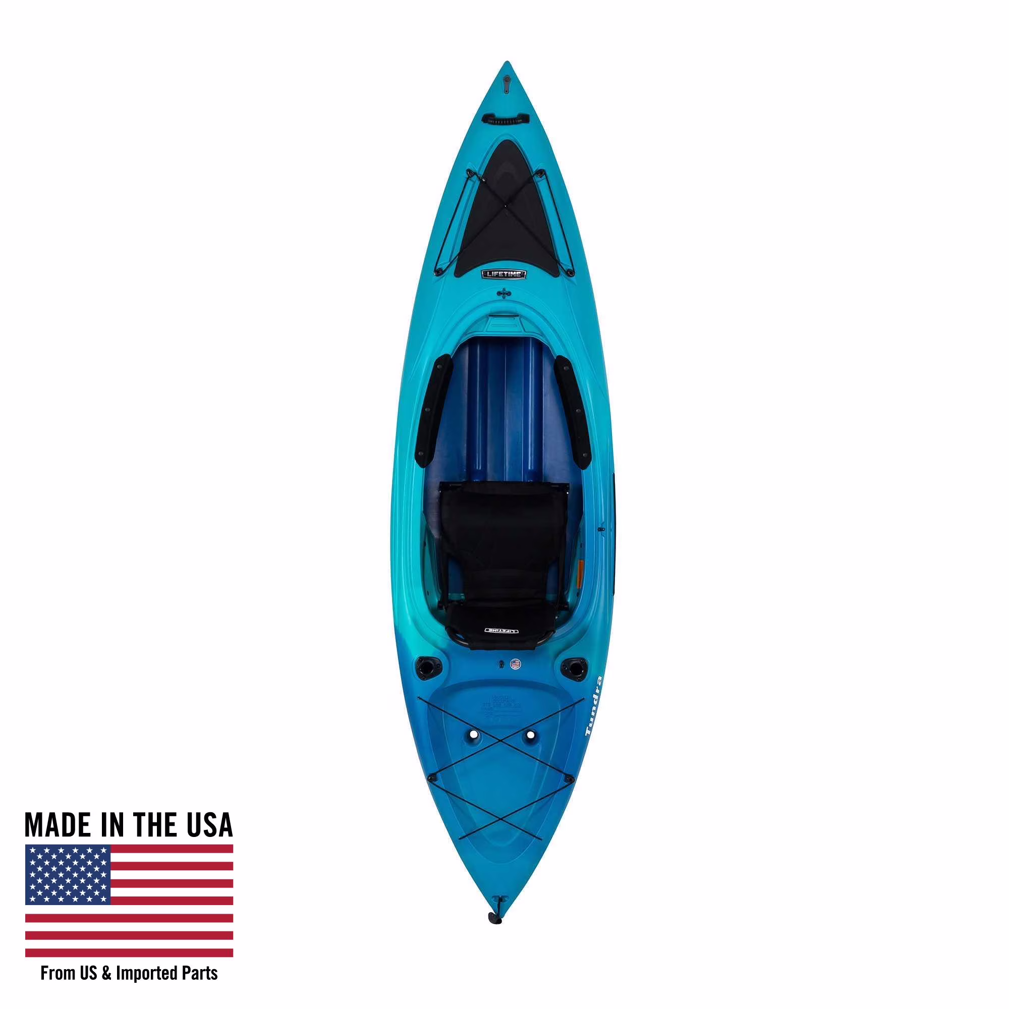 Lifetime Tundra 10 Ft Sit - Inside Kayak, Bahama Fusion (91193)