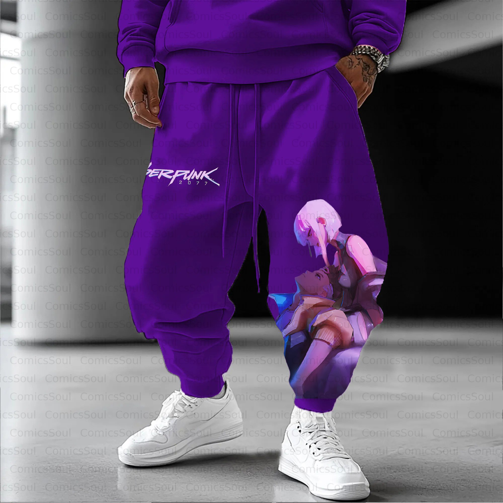 Unisex Casual Anime Streetwear Pant