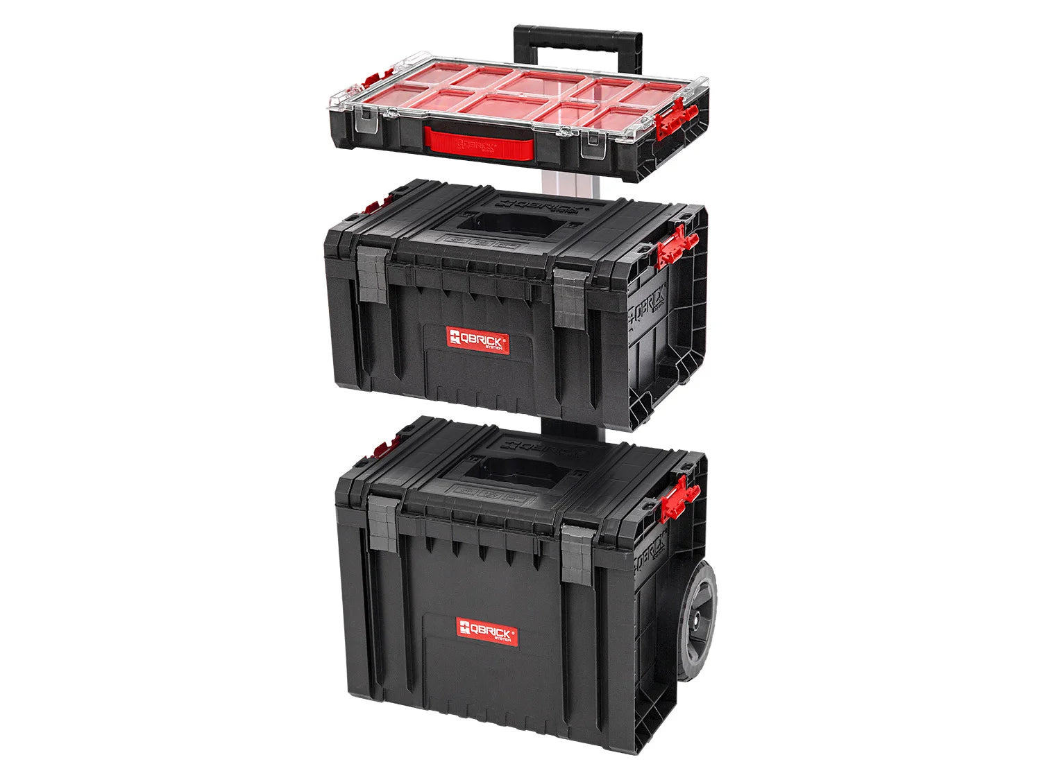 Qbrick System tool trolley set PRO Organizer 100 + PRO Toolbox + PRO Cart