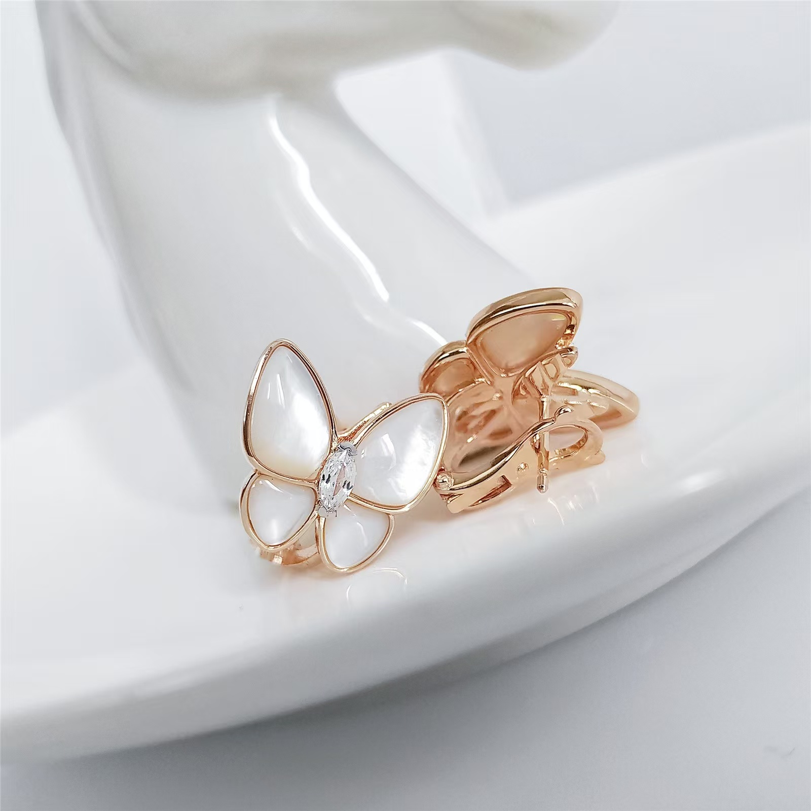 VCA Two Butterfly Earrings - Original Replica Club