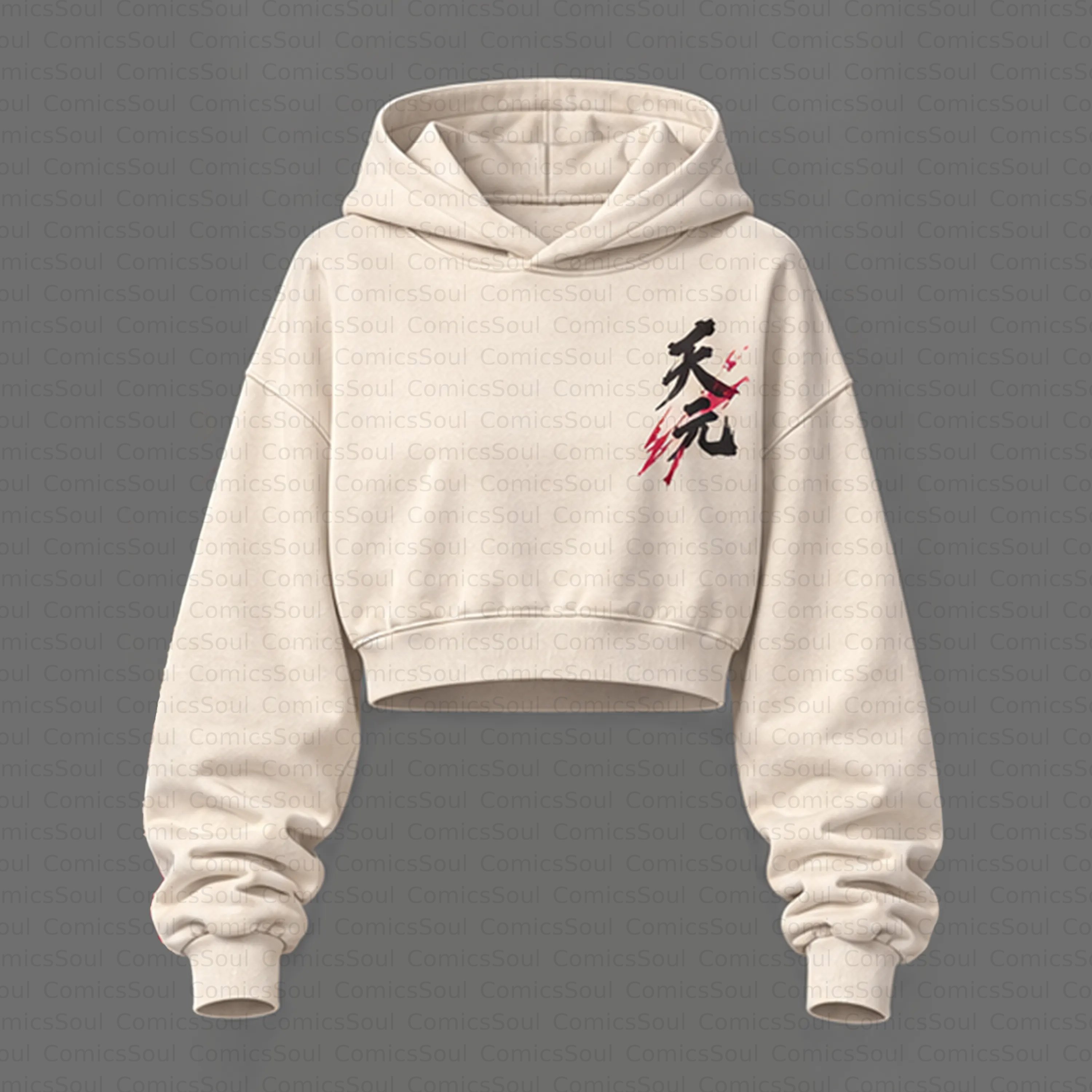 Demon Slayer Cropped Long Sleeve Hoodie & High Waist Jogger Pants Two Piece TeeThreads Sustain the Scene with Custom Apparel