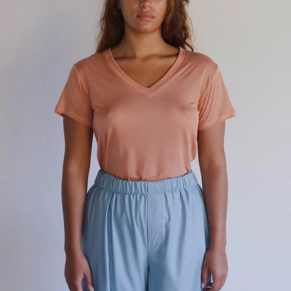 Baserange - T-Shirt - Terracotta
