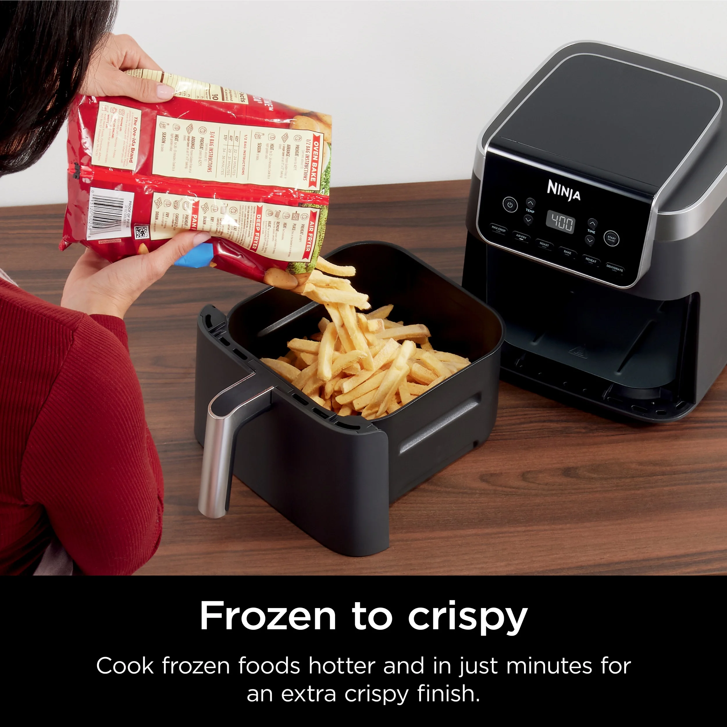 Ninja Air Fryer Pro XL 6-in-1 with 6.5 QT Capacity, Max Crisp, Air Fry, Air Roast, Bake, Reheat, Dehydrate - Image 6