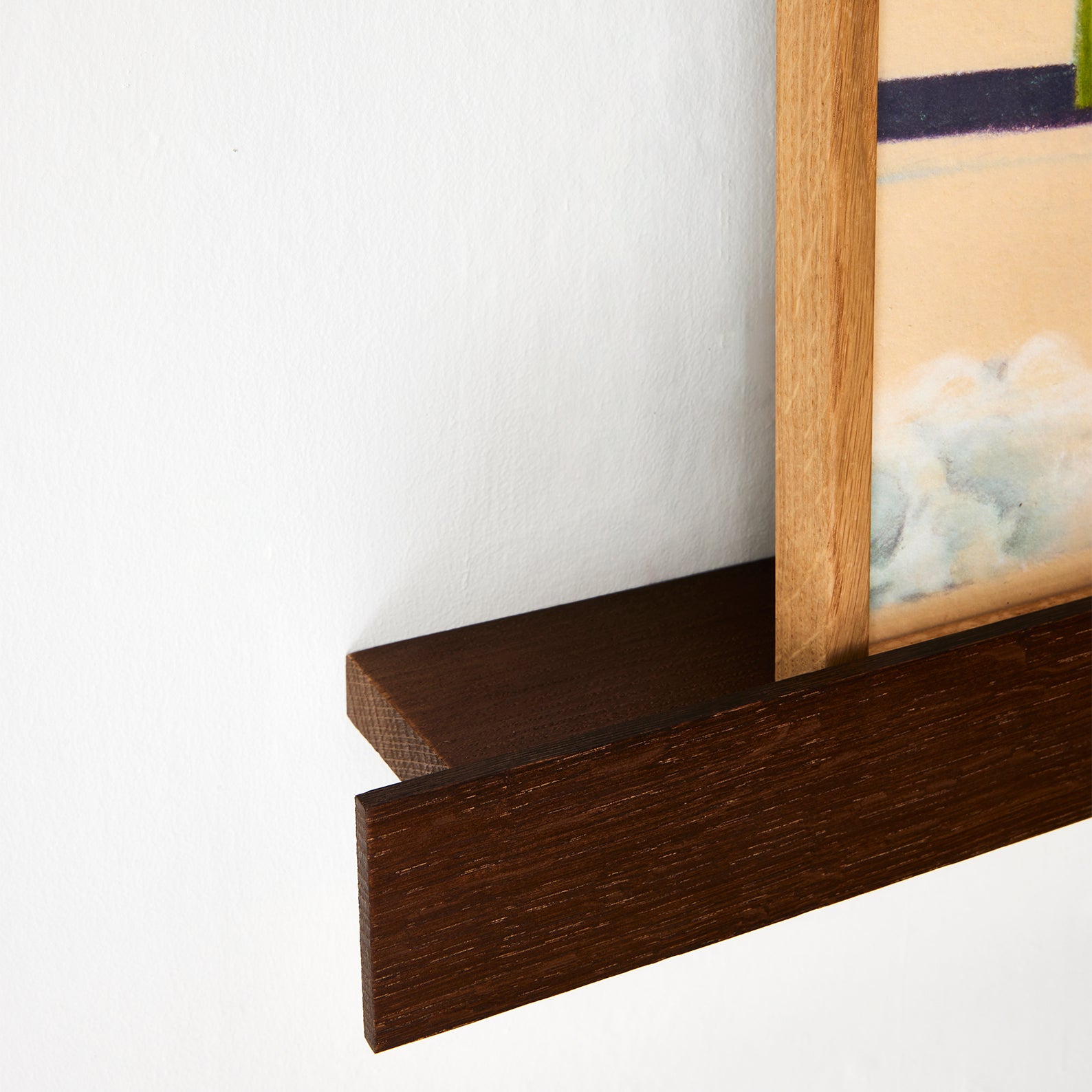 Paper Collective Gallery Wandplank B 80 cm - Dark Oak