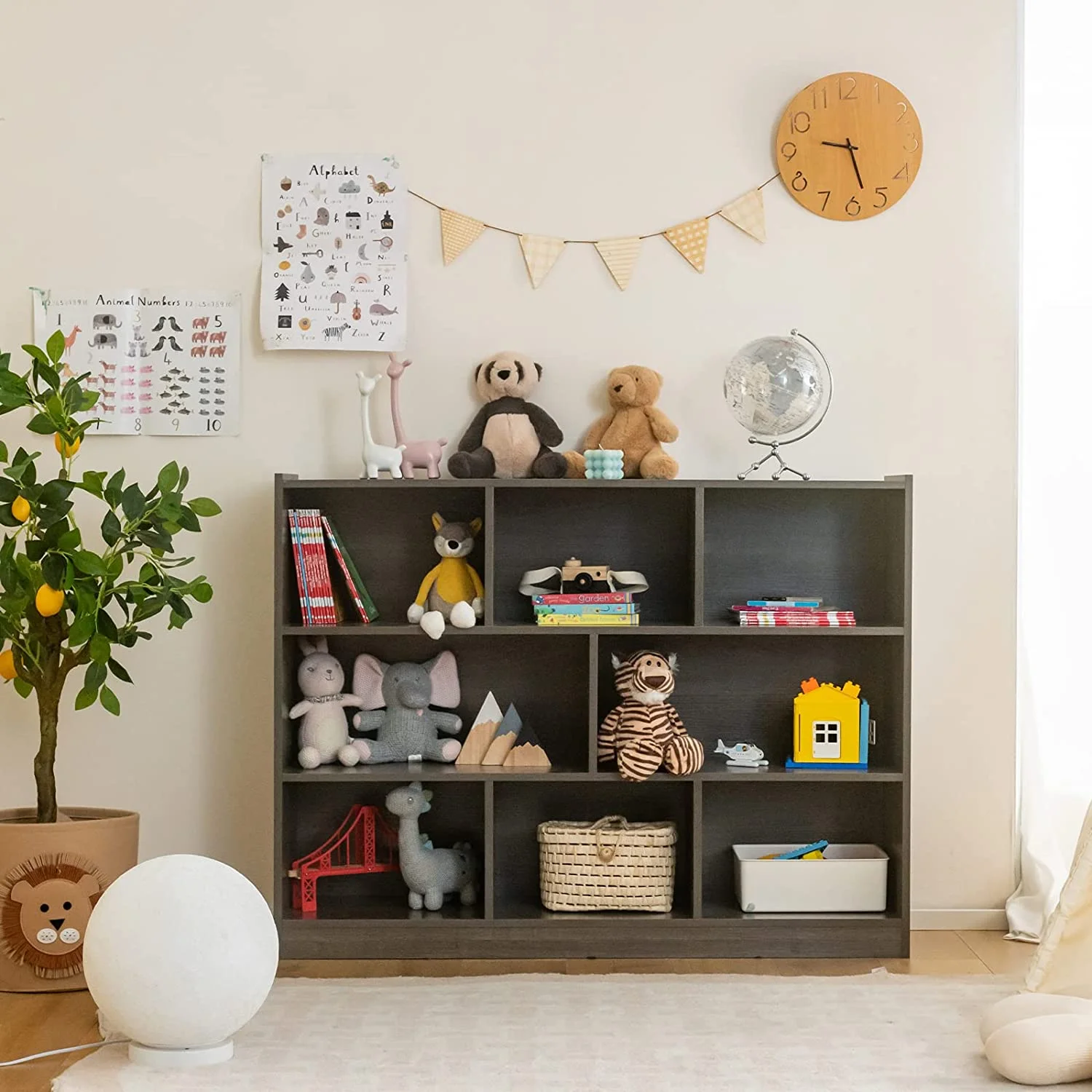 LOKO 3-Tier Open Shelf Bookcase, Floor Standing Wood Bookshelf for Bedroom, Living Room, Kids Room, 8 Cube Bookcase, 48 x 12.5 x 36.5 (Burlywood) - Image 28