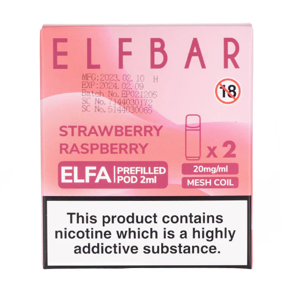 elfbar elfa kaufen ELFBAR ELFA PRO | Strawberry Raspberry Cherry Ice main image 0