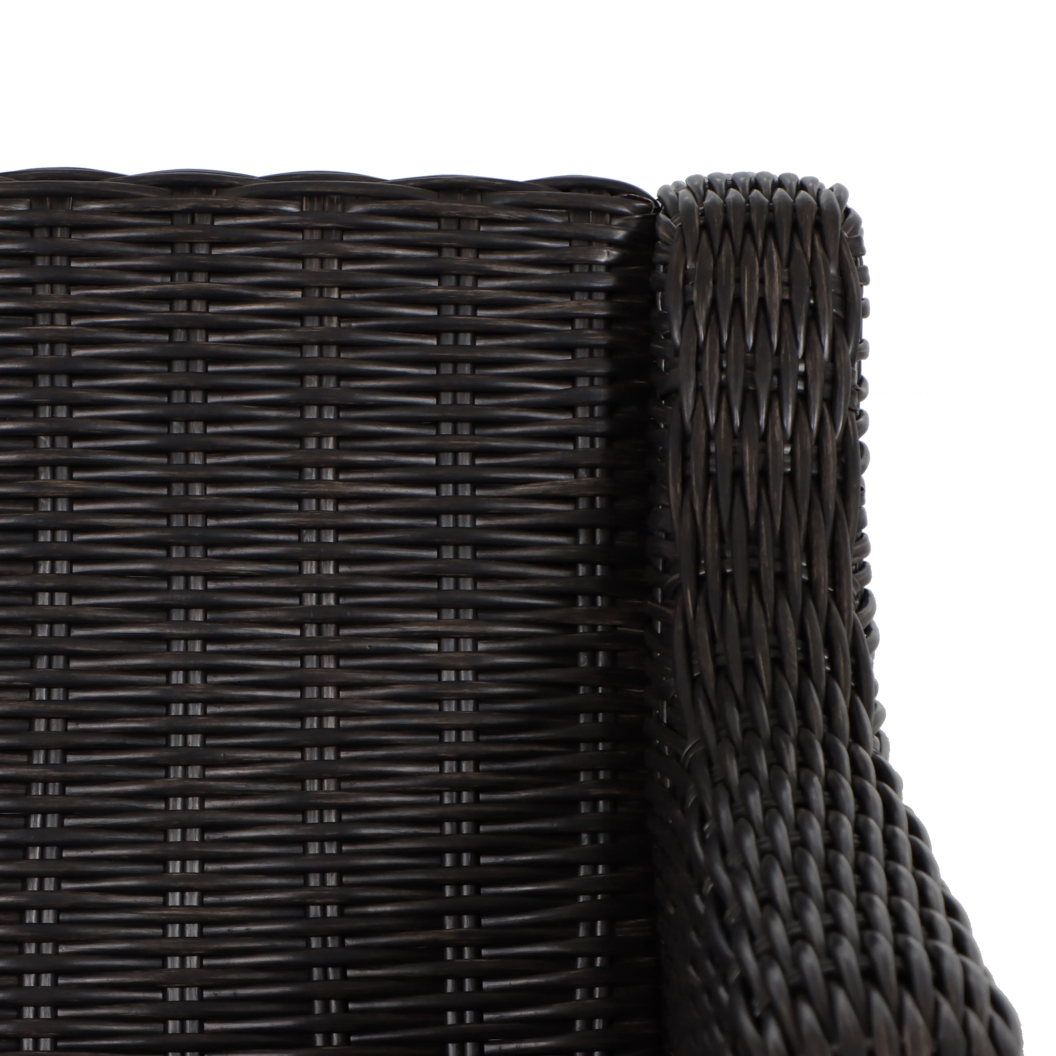 Better Homes & Gardens Bellamy 2-Pack Outdoor Wicker Club Lounge Patio Chairs, Dark Brown - Image 5