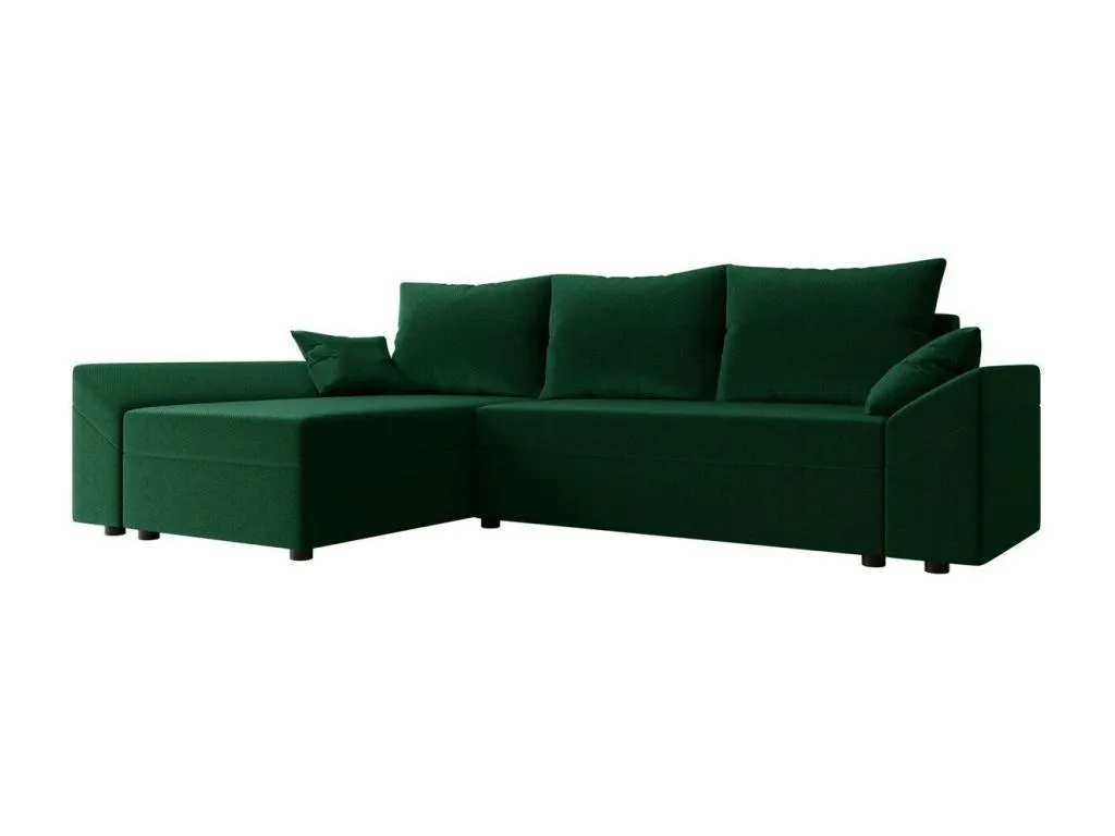 Sofá rinconero Francomuebleses 130 Verde Función de descanso Caja de ropa de cama 240x140cm