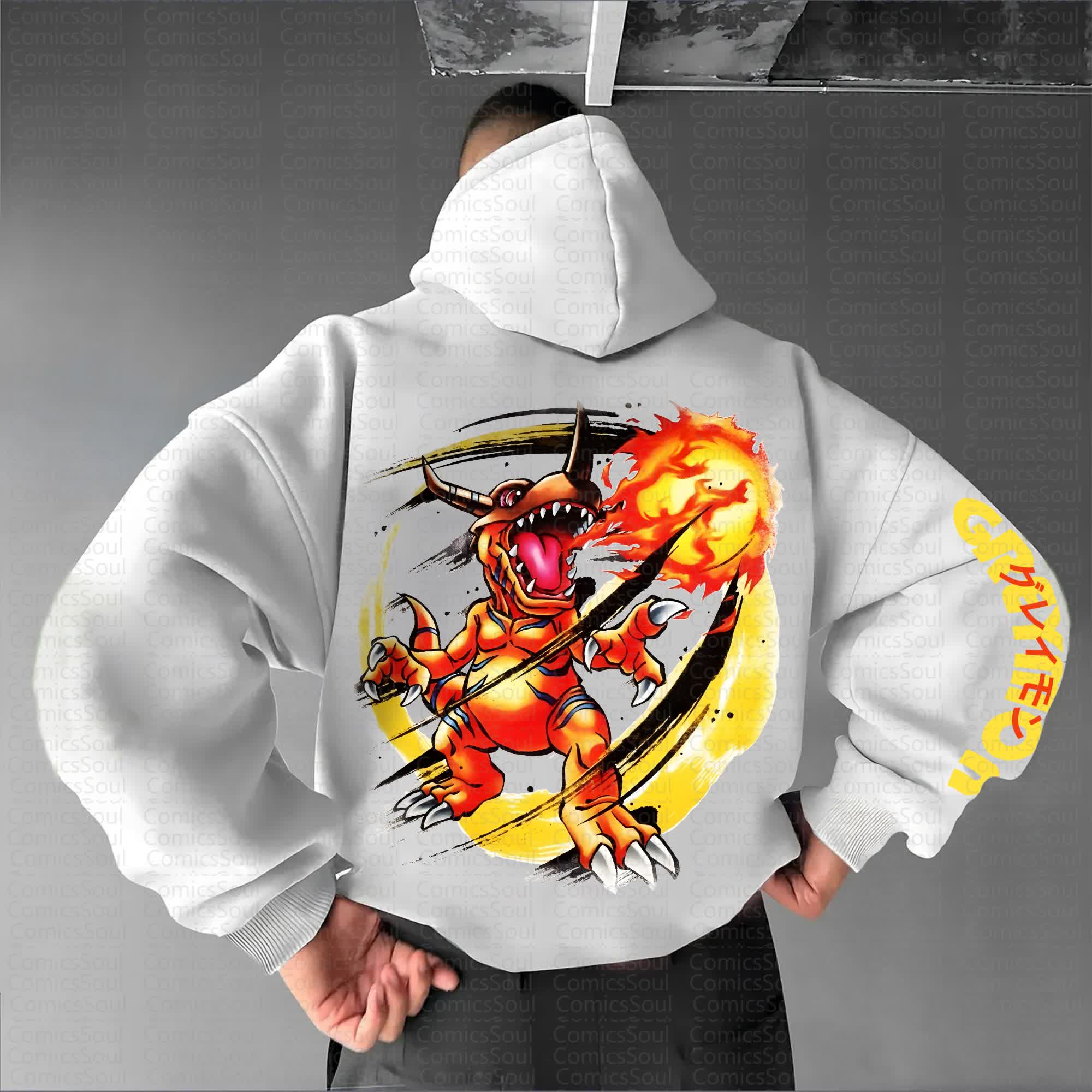 Unisex Anime Graphic Streetwear Vintage Hoodie丨Comicssoul