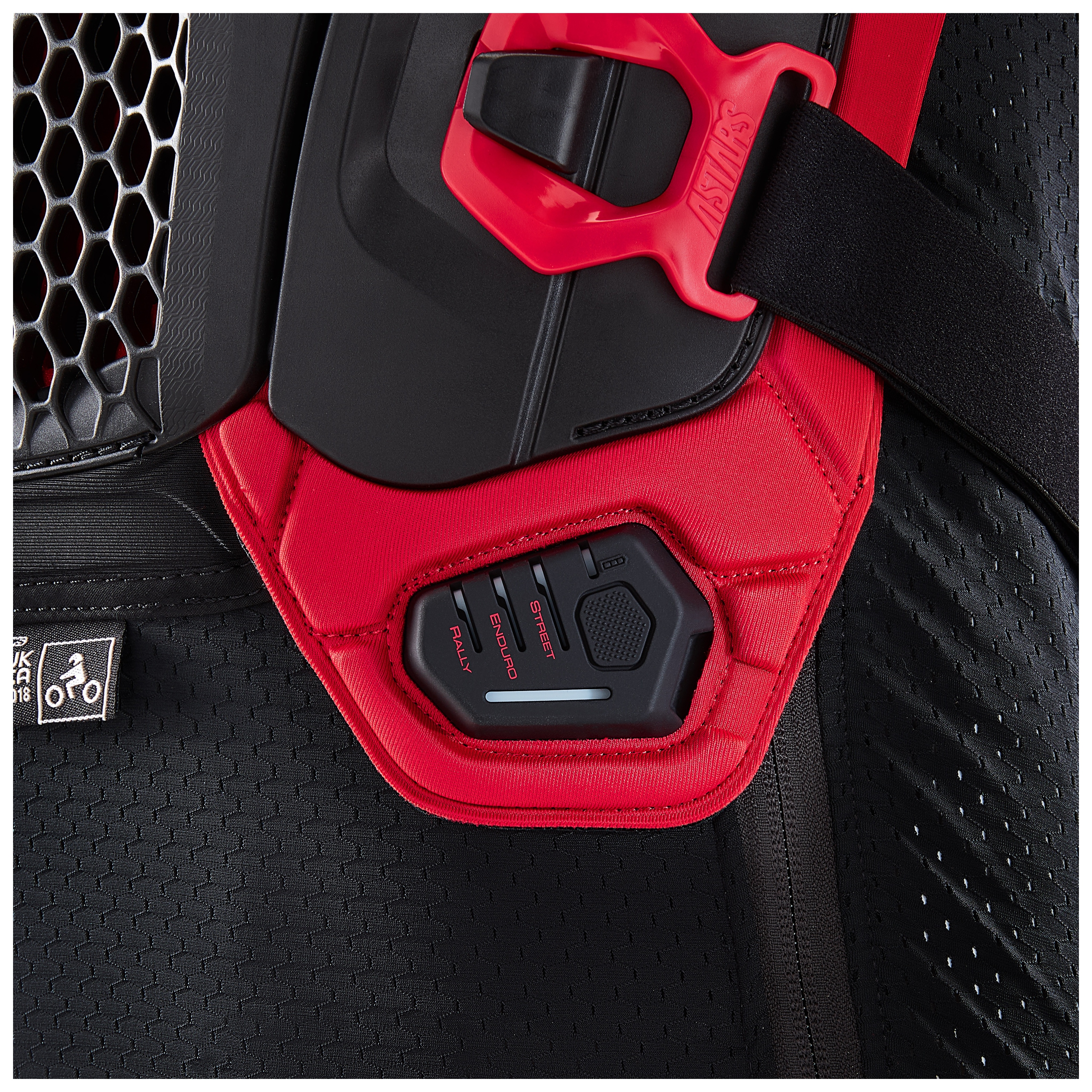 SportsBikeShop Alpinestars Tech-Air Off-Road Airbag System Black/Red / SM [Open Box]
