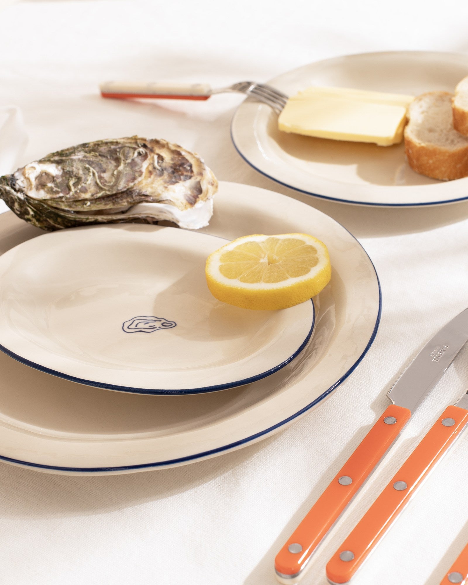 MaM x Sabre Paris Teller-Set blau 5-teilig