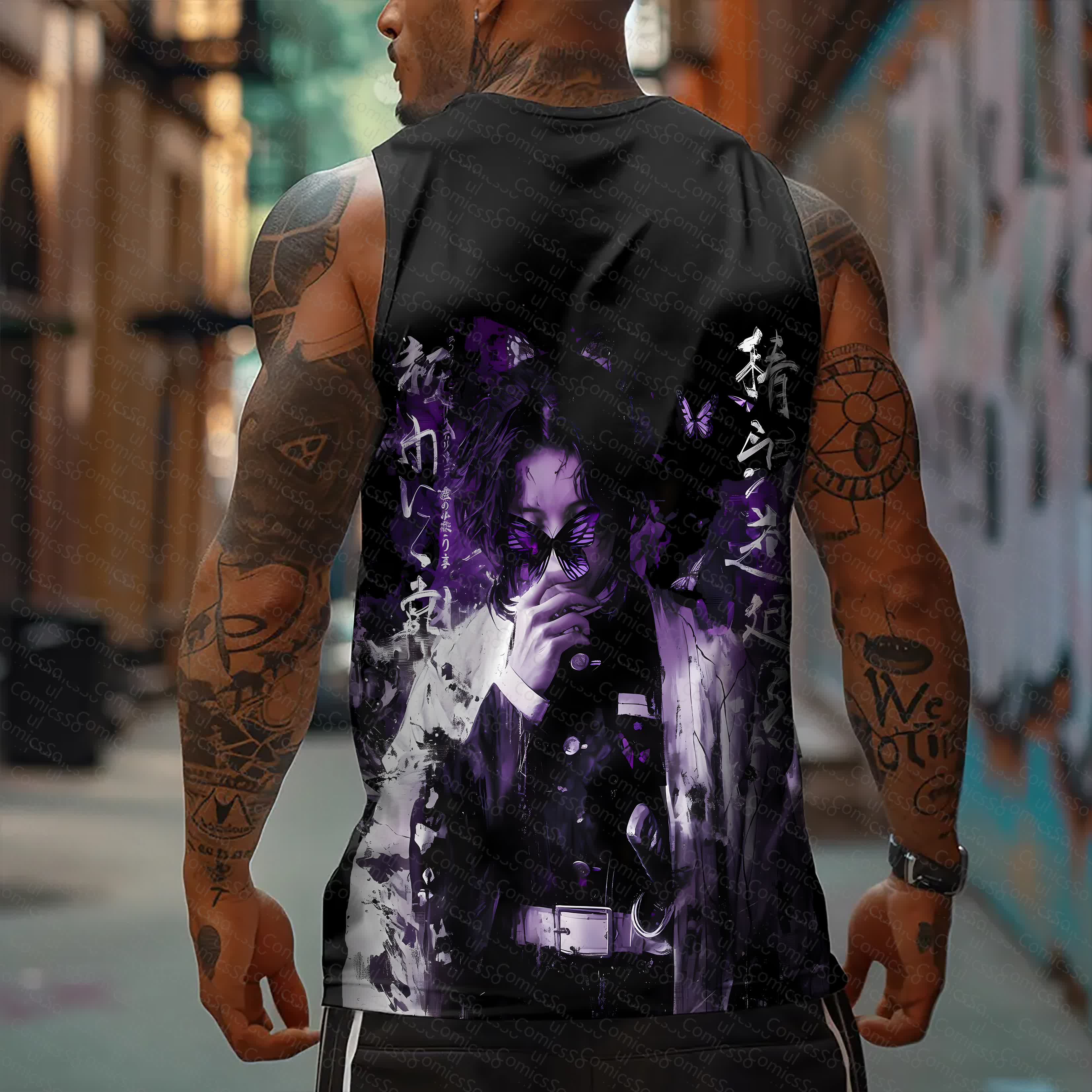 Unisex  “ Comicssoul” Casual Anime  Tank Top TeeThreads Sustain the Scene with Custom Apparel