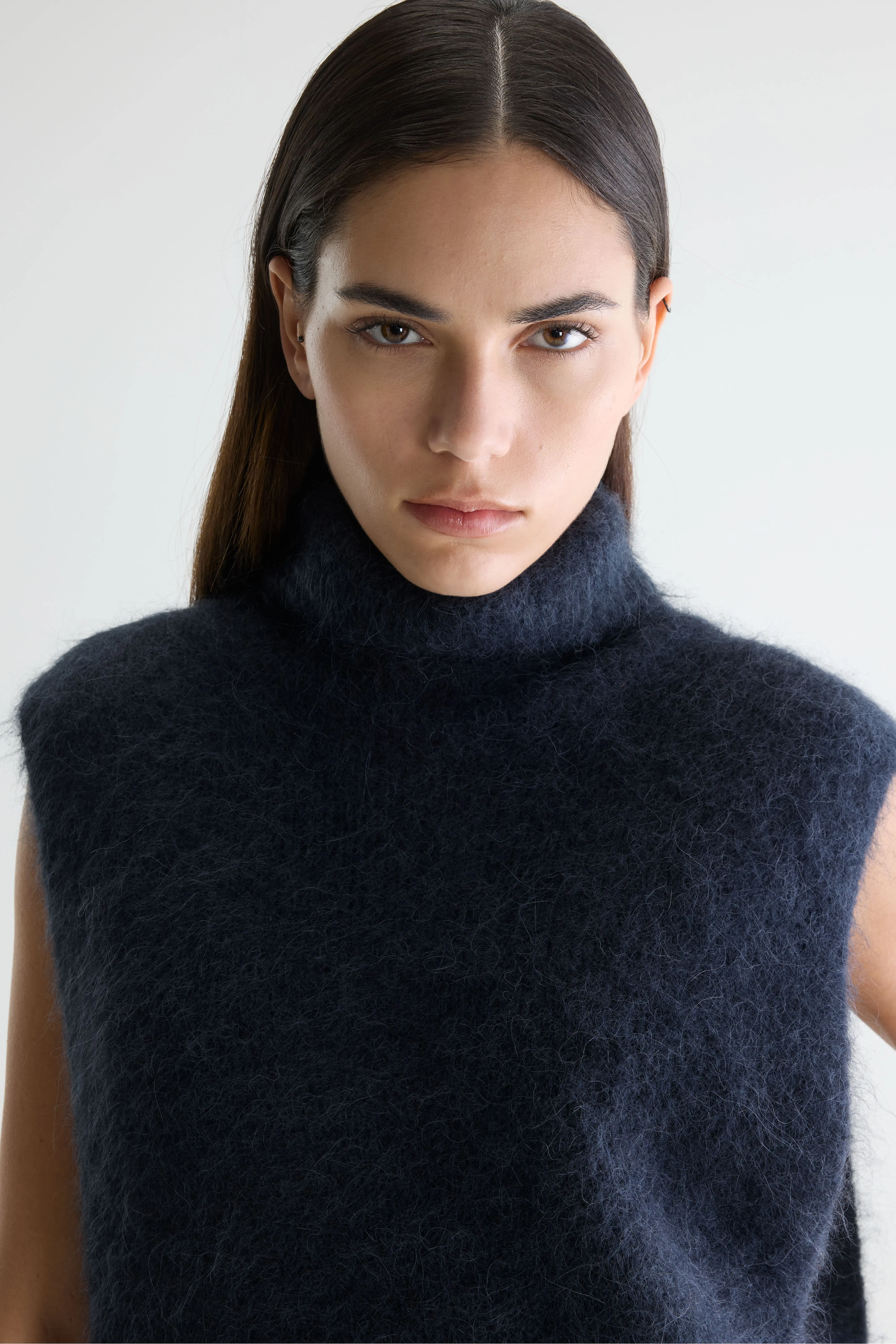 Bellerose Daren navy blue sleeveless sweater (252 / W / NAVY)