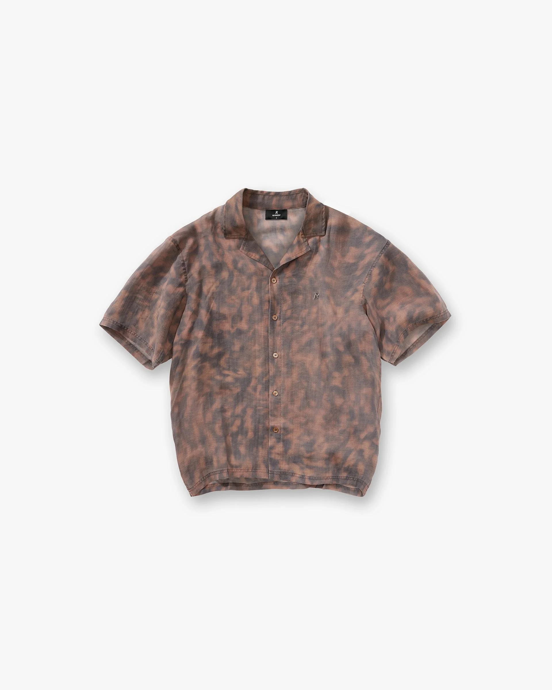 Tortoise Print Shirt - Brown