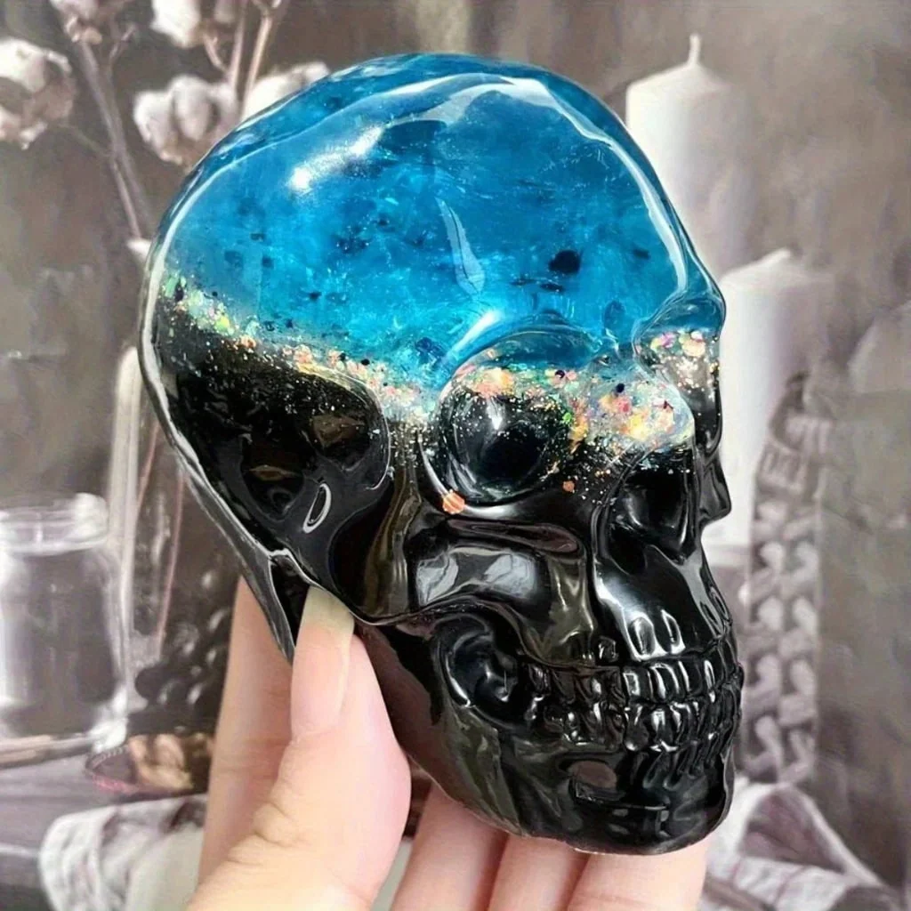 Halloween Decoration Skull Silicone Mold Fun Crafting Tool - Image 2 Halloween Decoration Skull Silicone Mold Fun Crafting Tool - Image 2