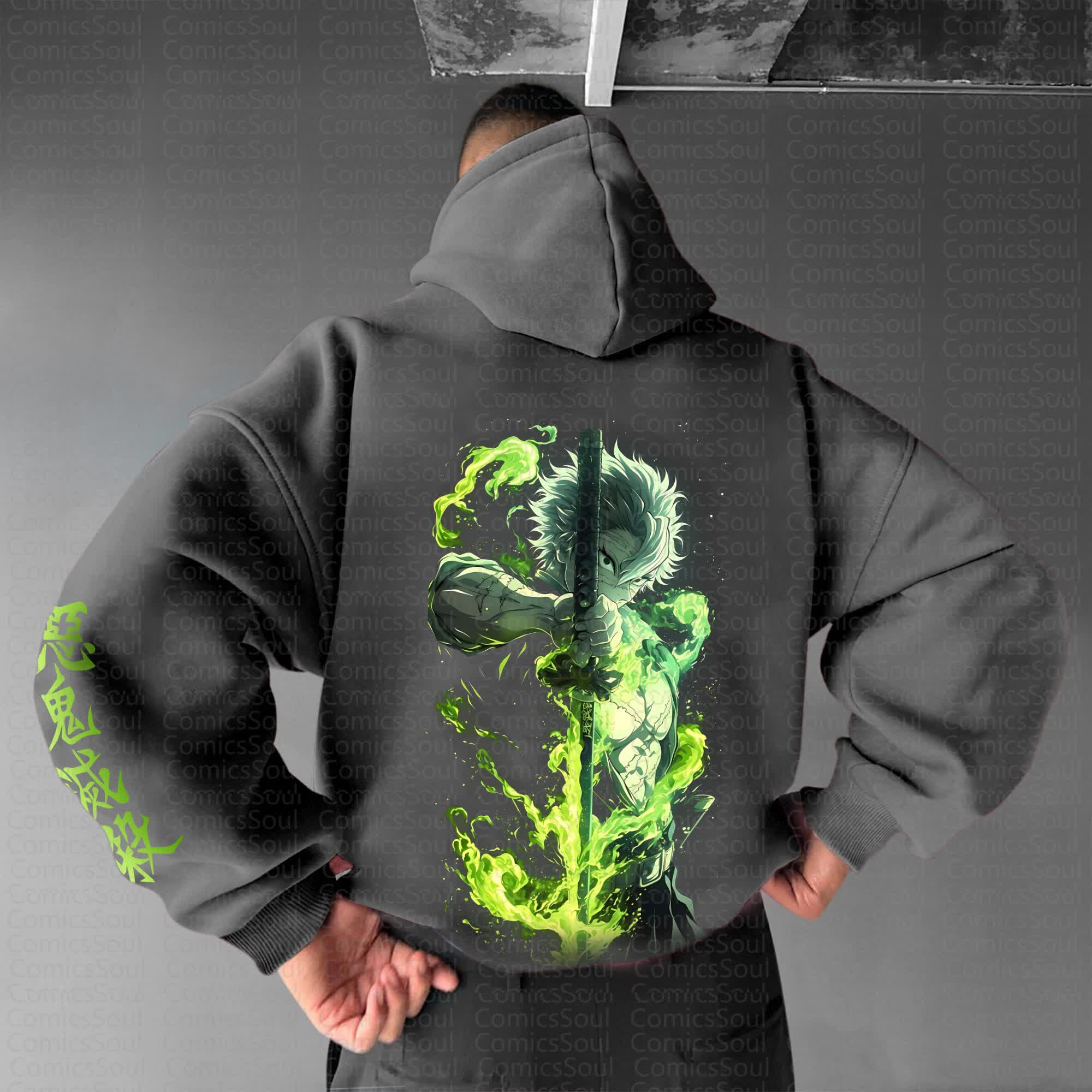 Unisex Anime Graphic Streetwear Vintage Hoodie丨Comicssoul