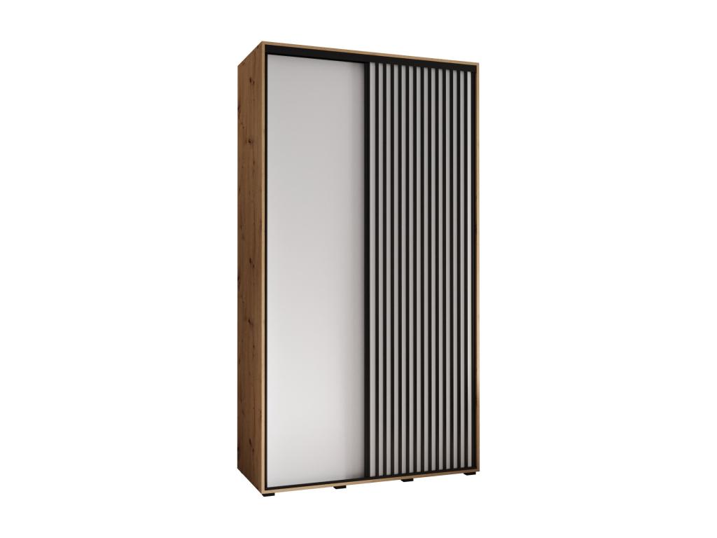 ARMARIO Nestliq 1 DE PUERTAS CORREDERAS 205 - 2/130/45 2 puertas artisan/blanco
