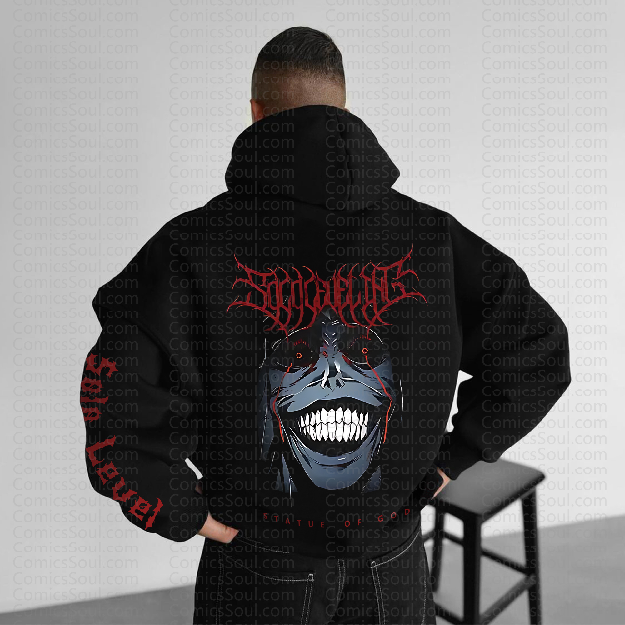 Unisex “Comicssoul” Anime Graphic Streetwear Vintage Hoodie