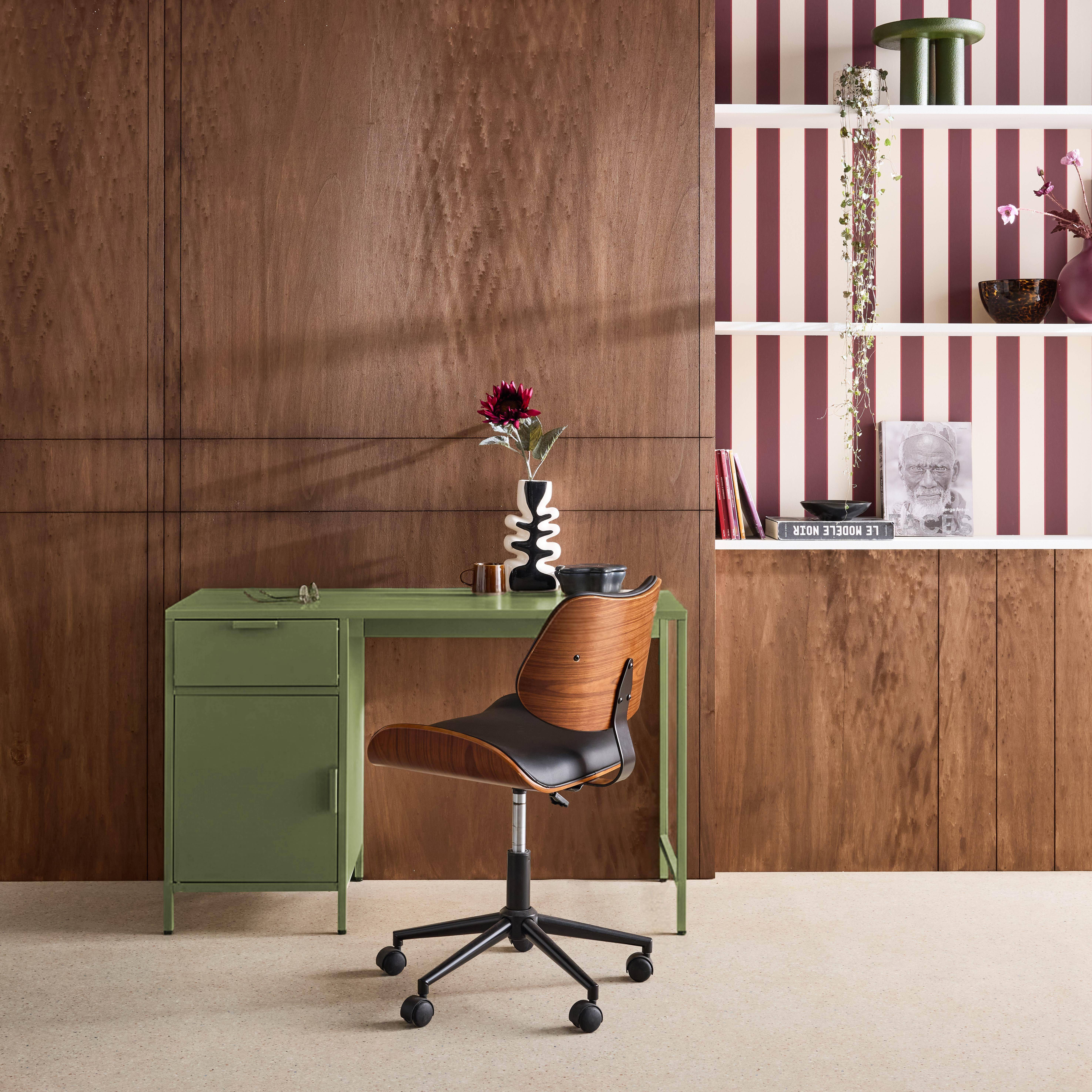 Soho - Escritorio de acero laminado, 1 cajón